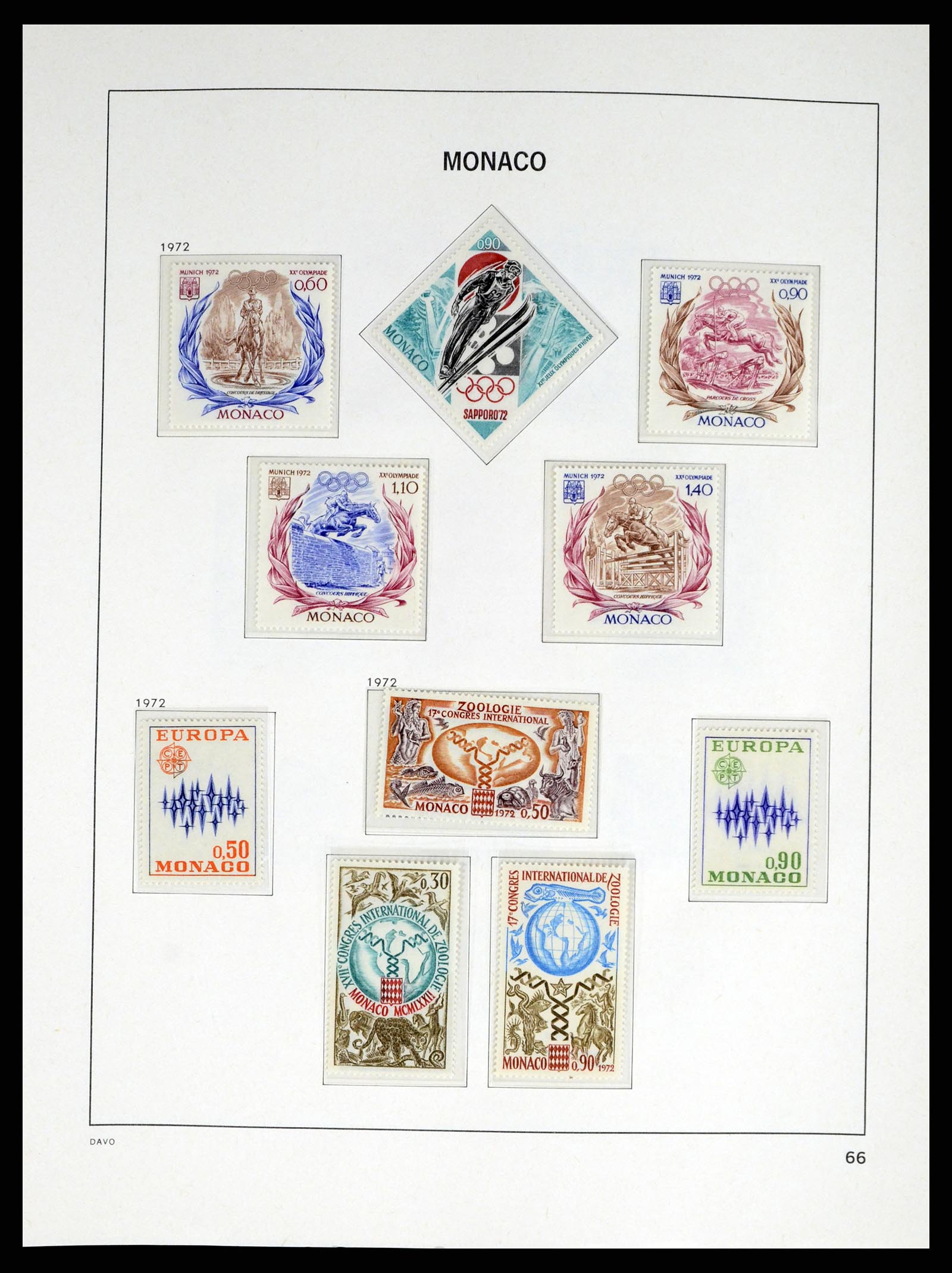 38041 0067 - Stamp collection 38041 Monaco 1885-1974.