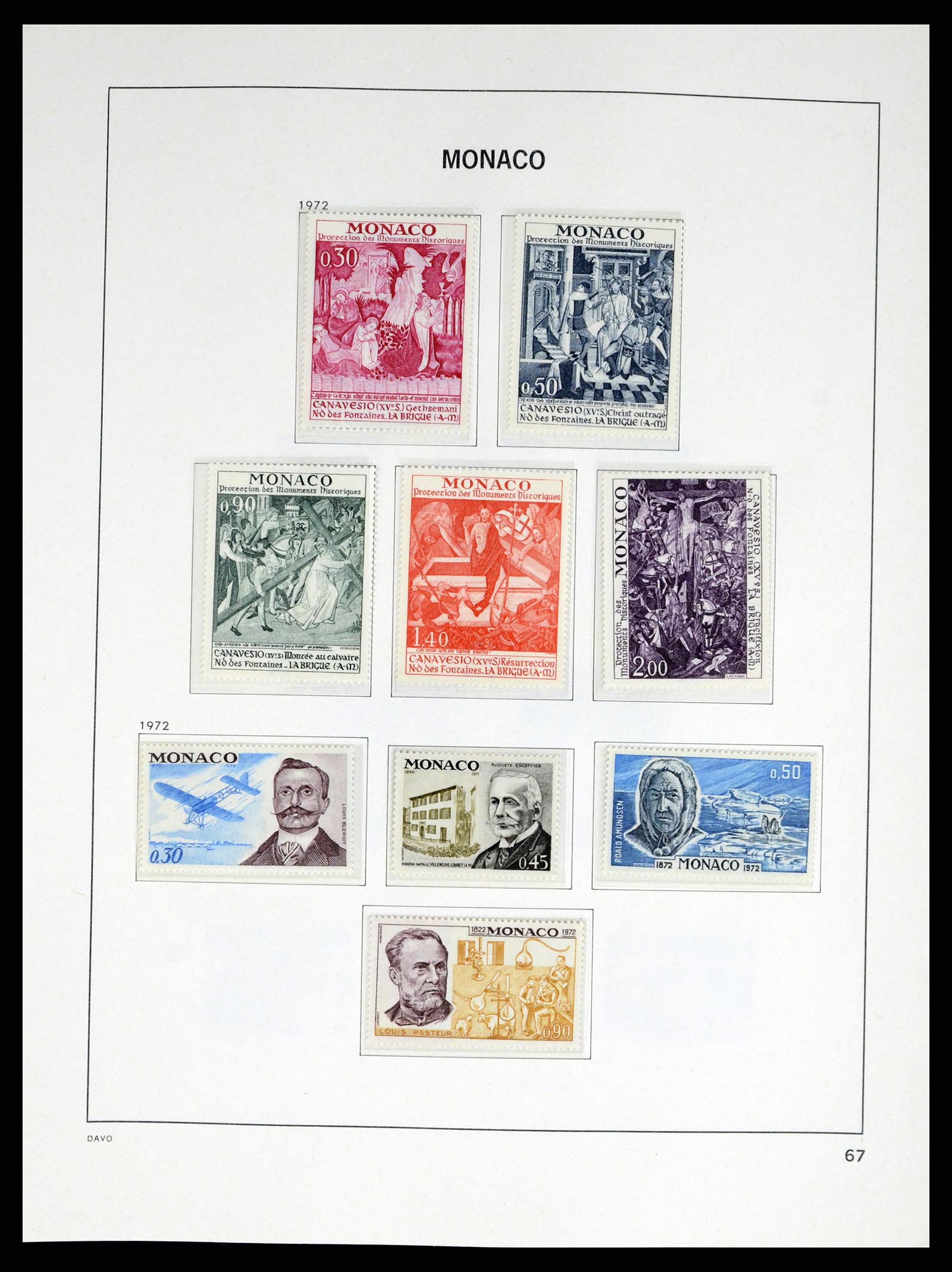38041 0068 - Stamp collection 38041 Monaco 1885-1974.