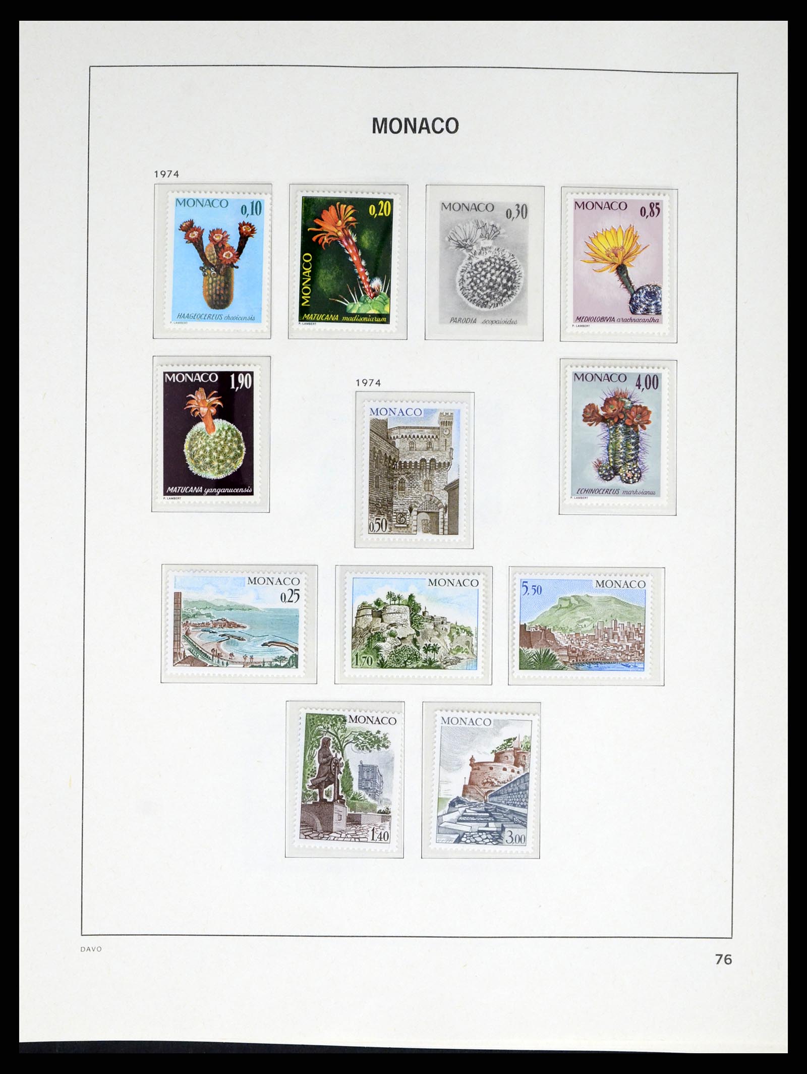 38041 0077 - Stamp collection 38041 Monaco 1885-1974.