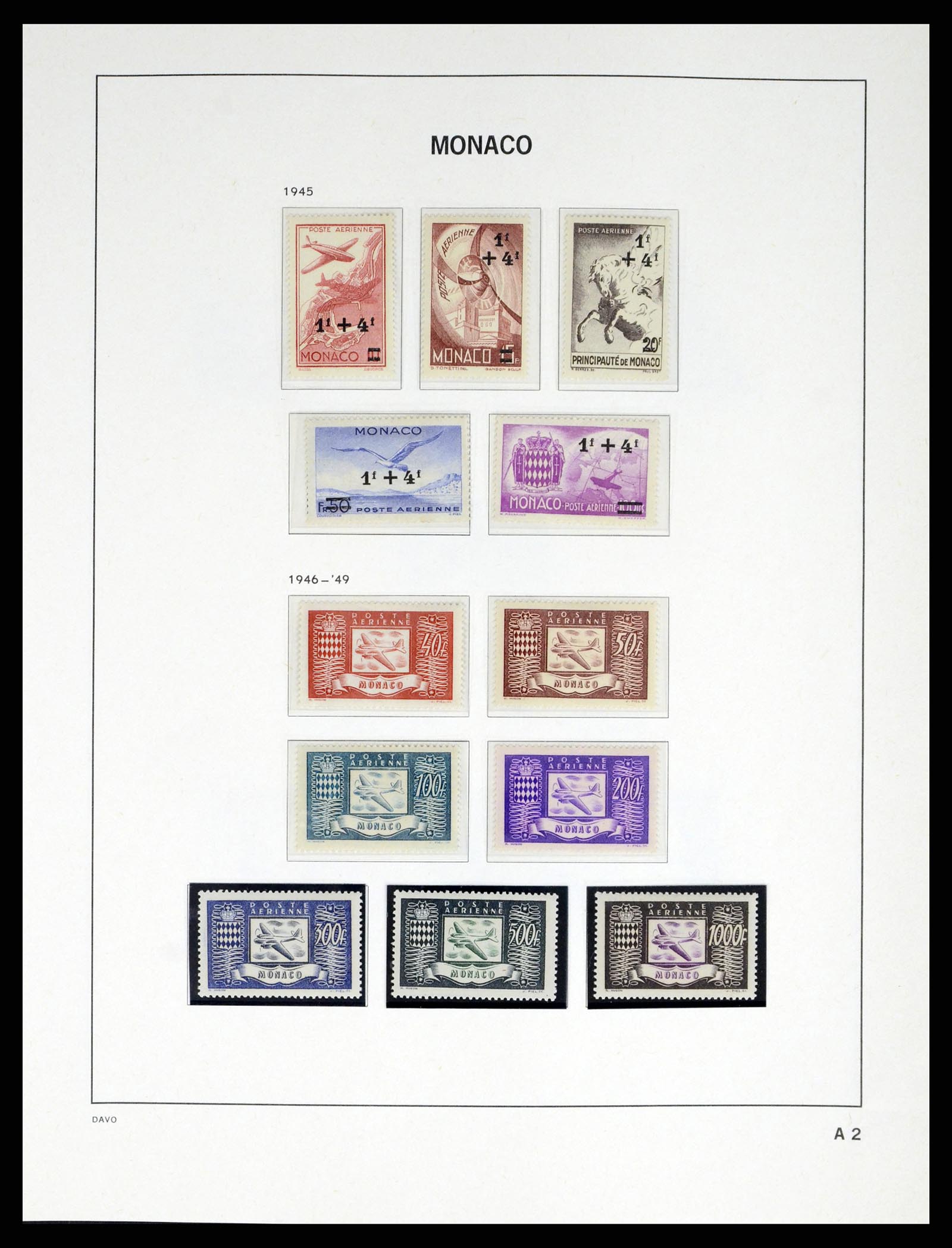 38041 0079 - Stamp collection 38041 Monaco 1885-1974.