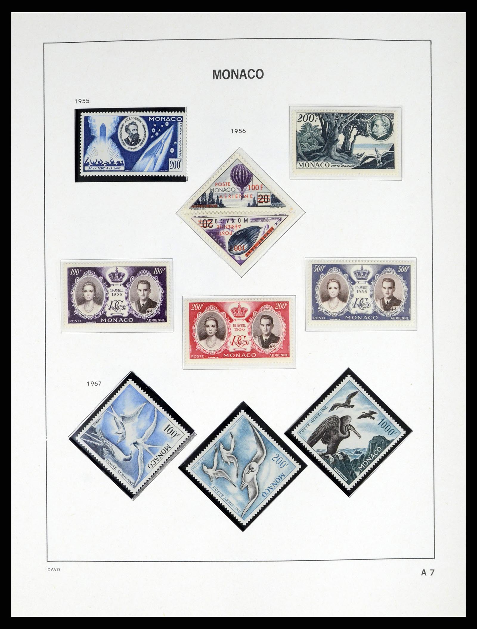 38041 0084 - Stamp collection 38041 Monaco 1885-1974.