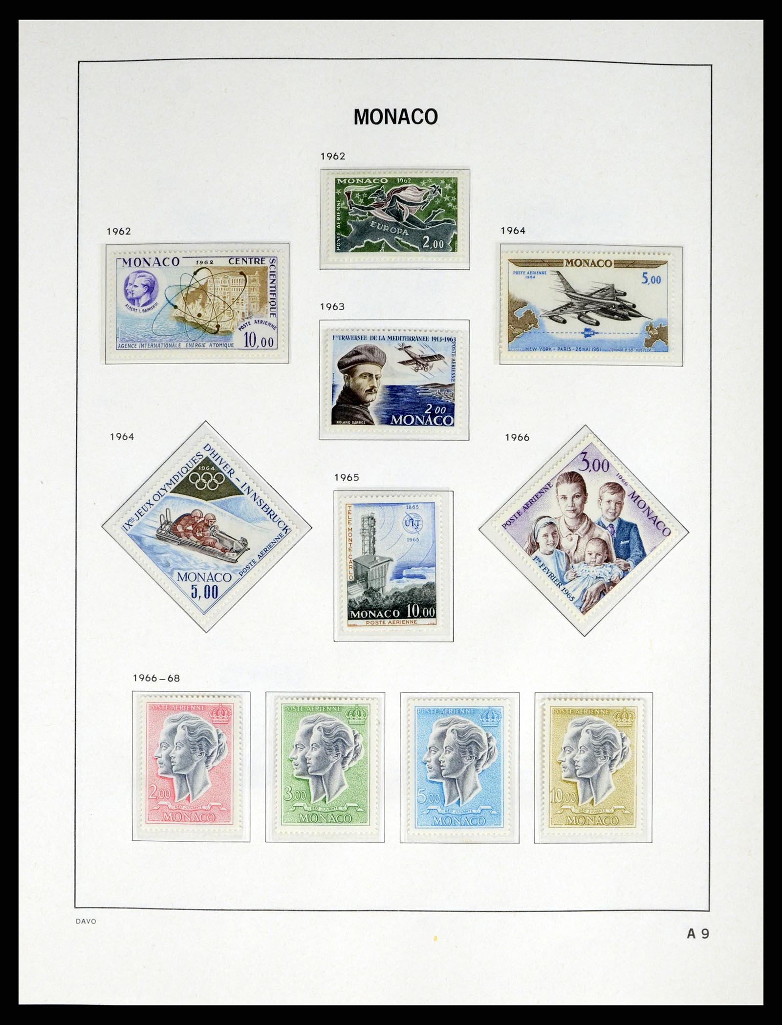 38041 0086 - Postzegelverzameling 38041 Monaco 1885-1974.