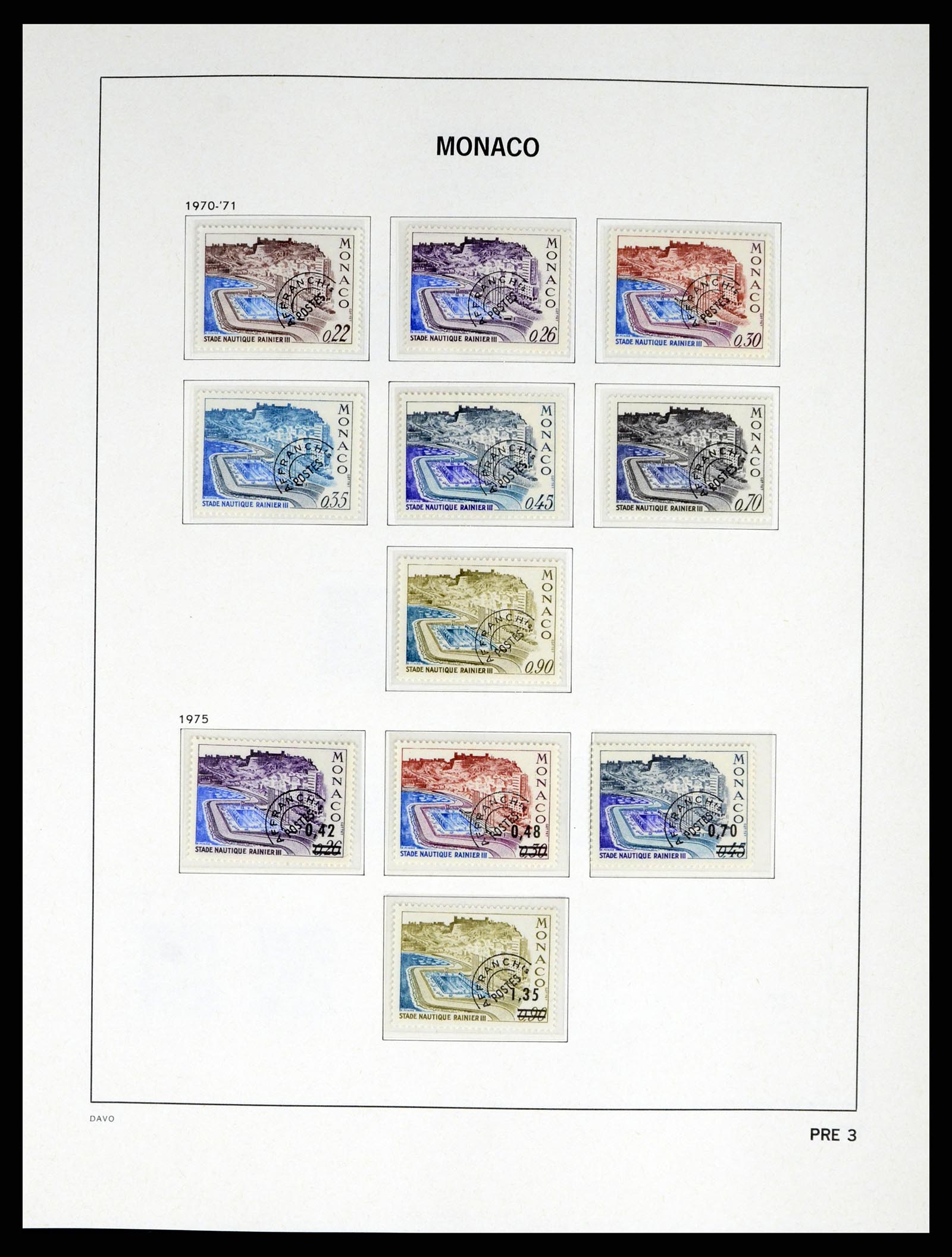 38041 0090 - Stamp collection 38041 Monaco 1885-1974.