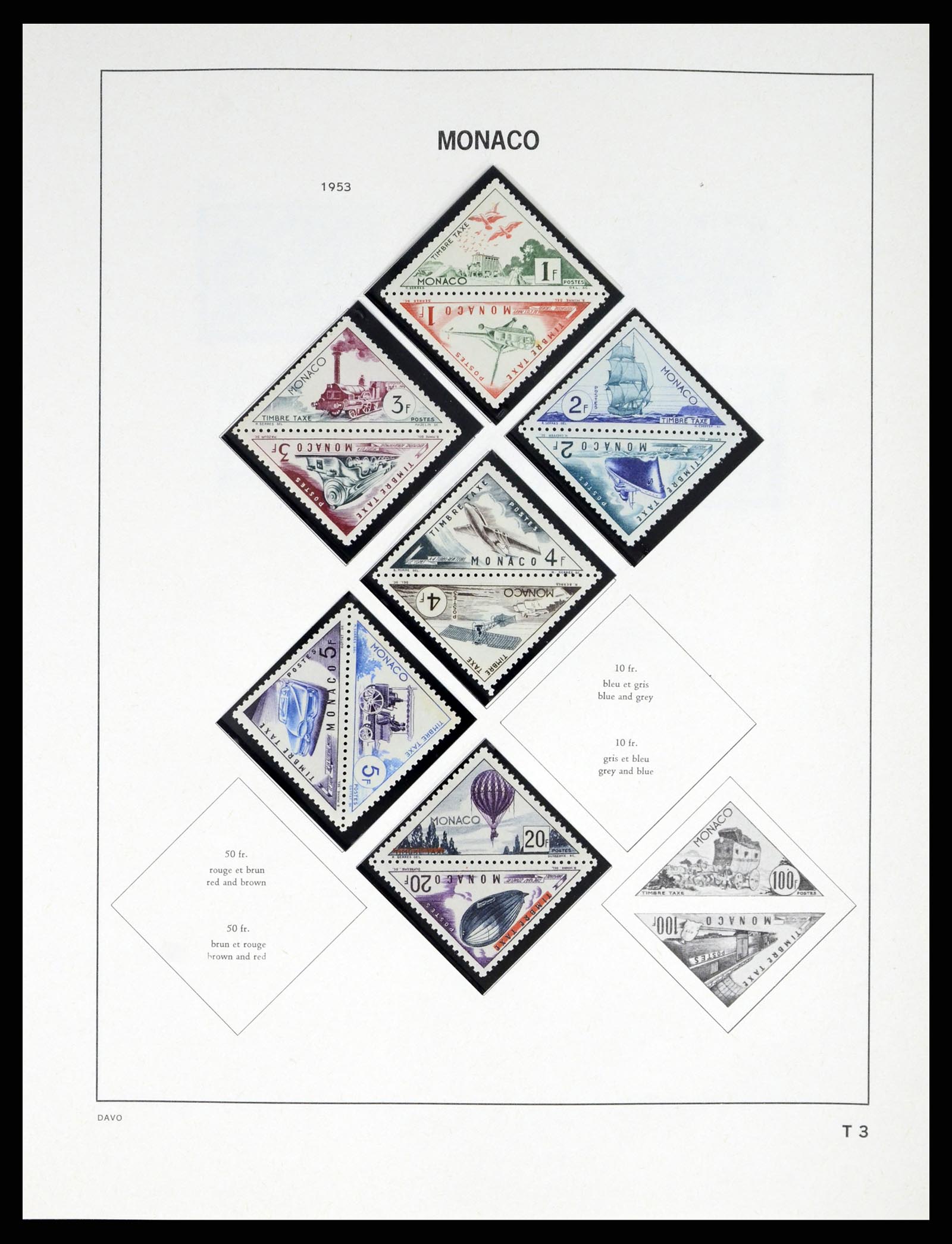38041 0093 - Postzegelverzameling 38041 Monaco 1885-1974.