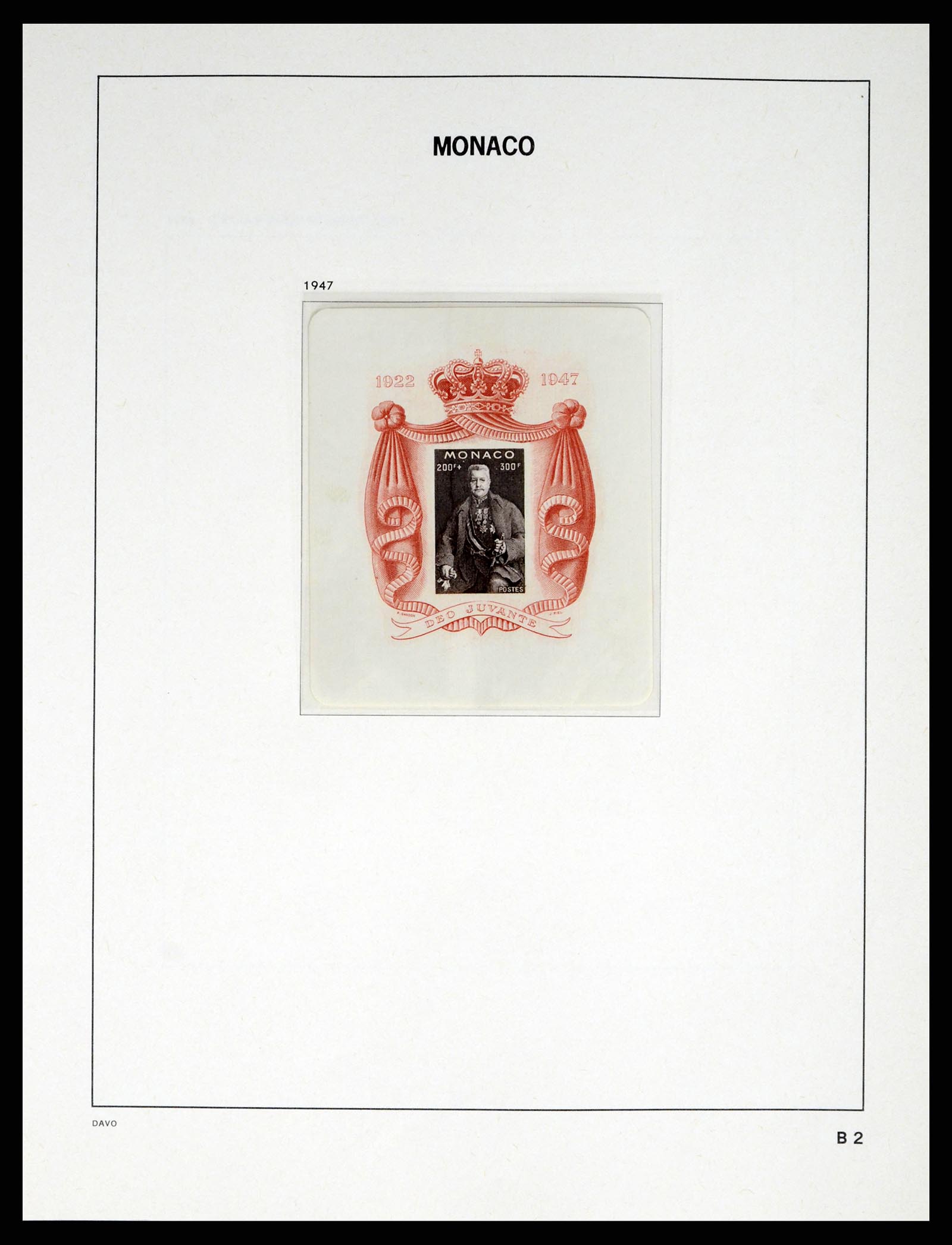 38041 0095 - Postzegelverzameling 38041 Monaco 1885-1974.