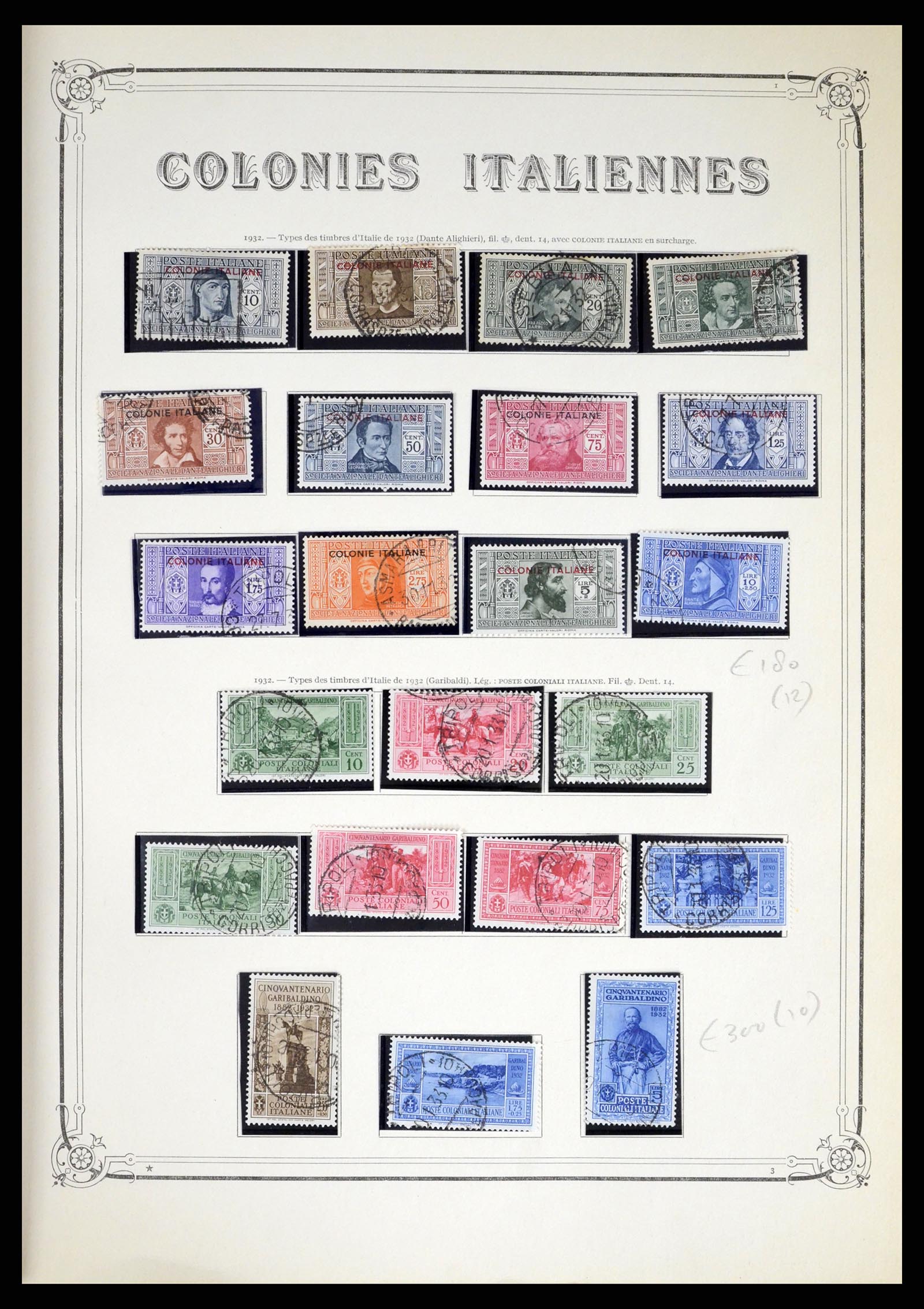 38044 002 - Postzegelverzameling 38044 Italiaanse koloniën 1874-1955.