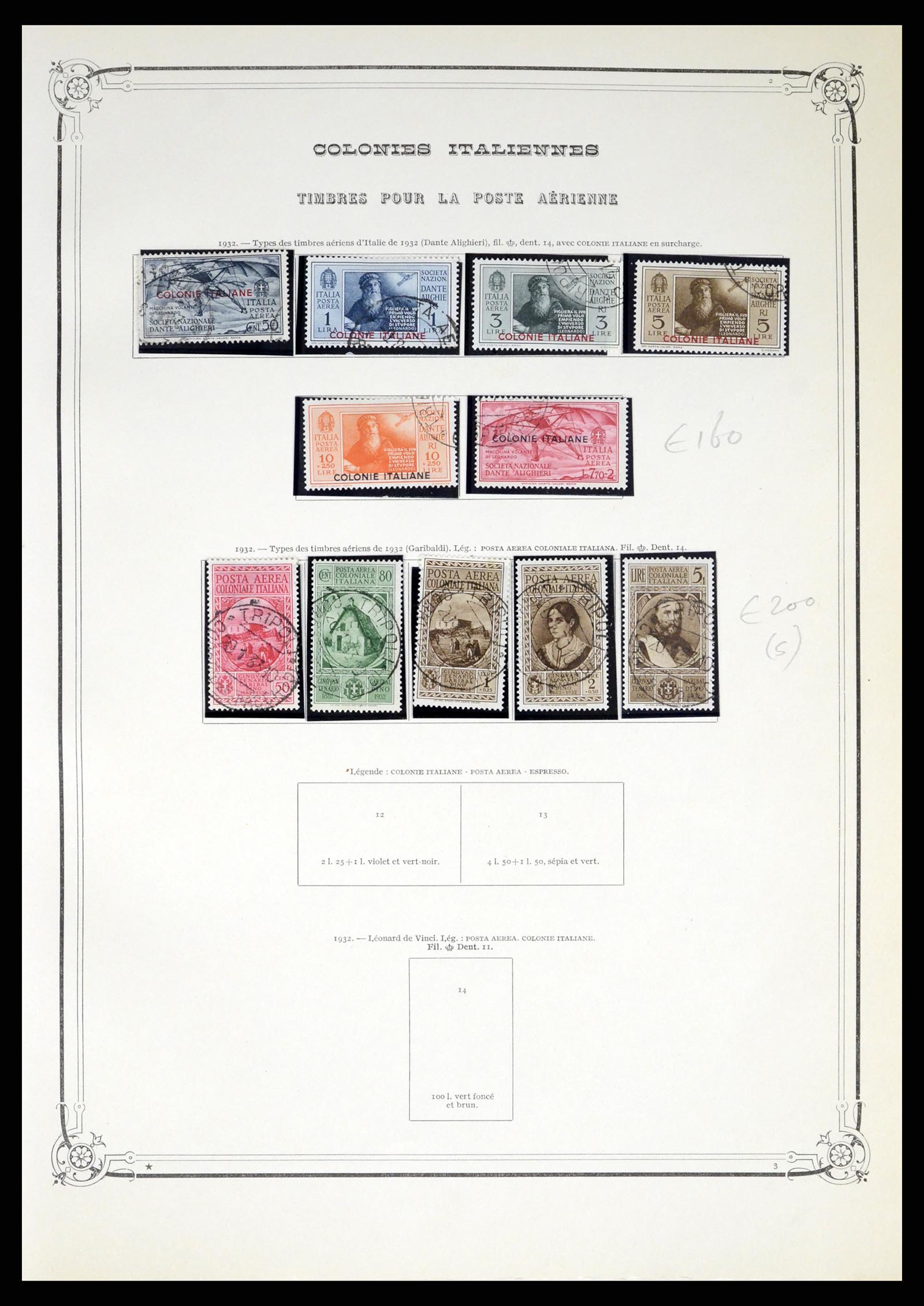 38044 004 - Postzegelverzameling 38044 Italiaanse koloniën 1874-1955.