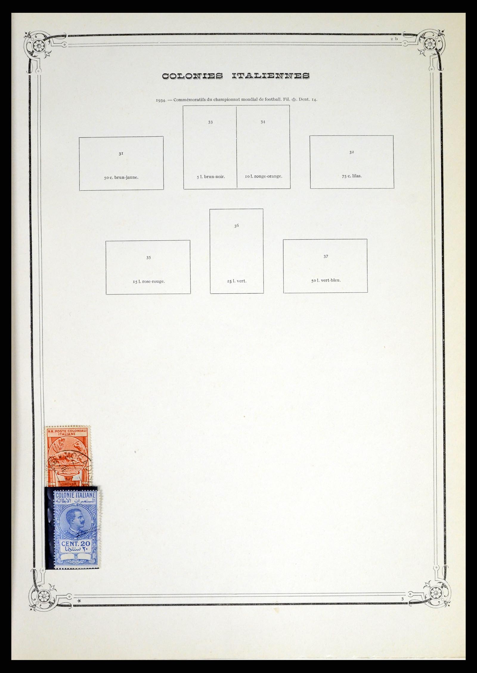 38044 006 - Postzegelverzameling 38044 Italiaanse koloniën 1874-1955.