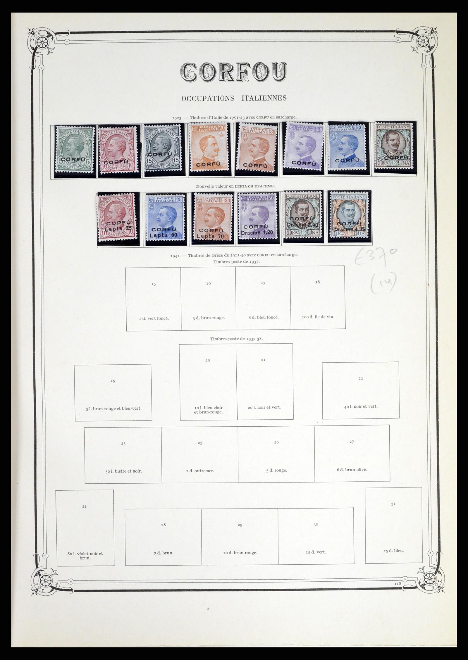 38044 007 - Postzegelverzameling 38044 Italiaanse koloniën 1874-1955.