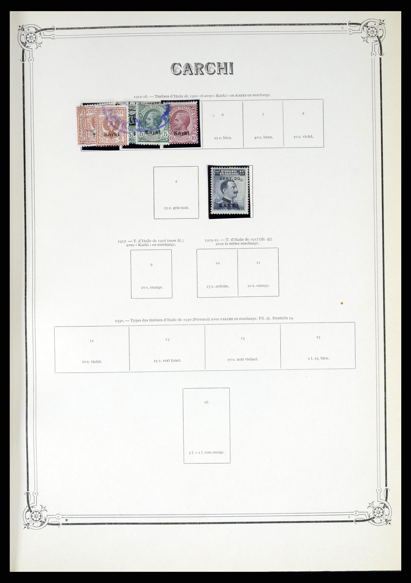 38044 013 - Postzegelverzameling 38044 Italiaanse koloniën 1874-1955.