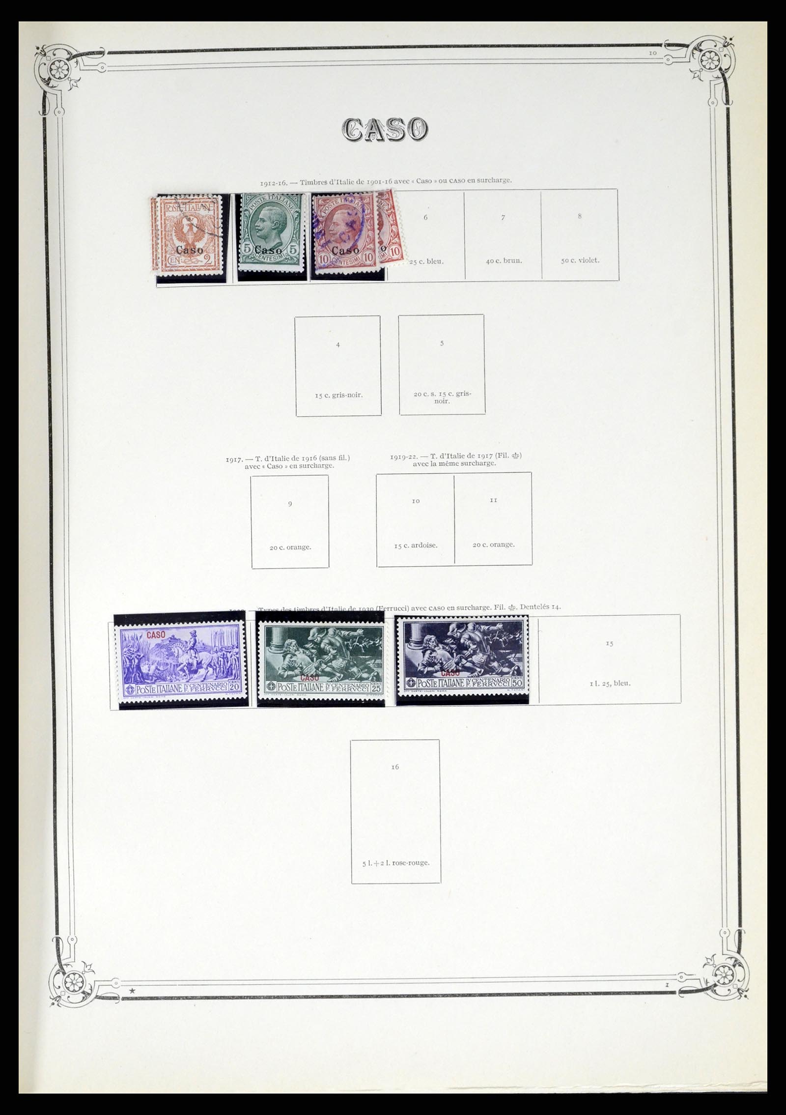 38044 015 - Postzegelverzameling 38044 Italiaanse koloniën 1874-1955.