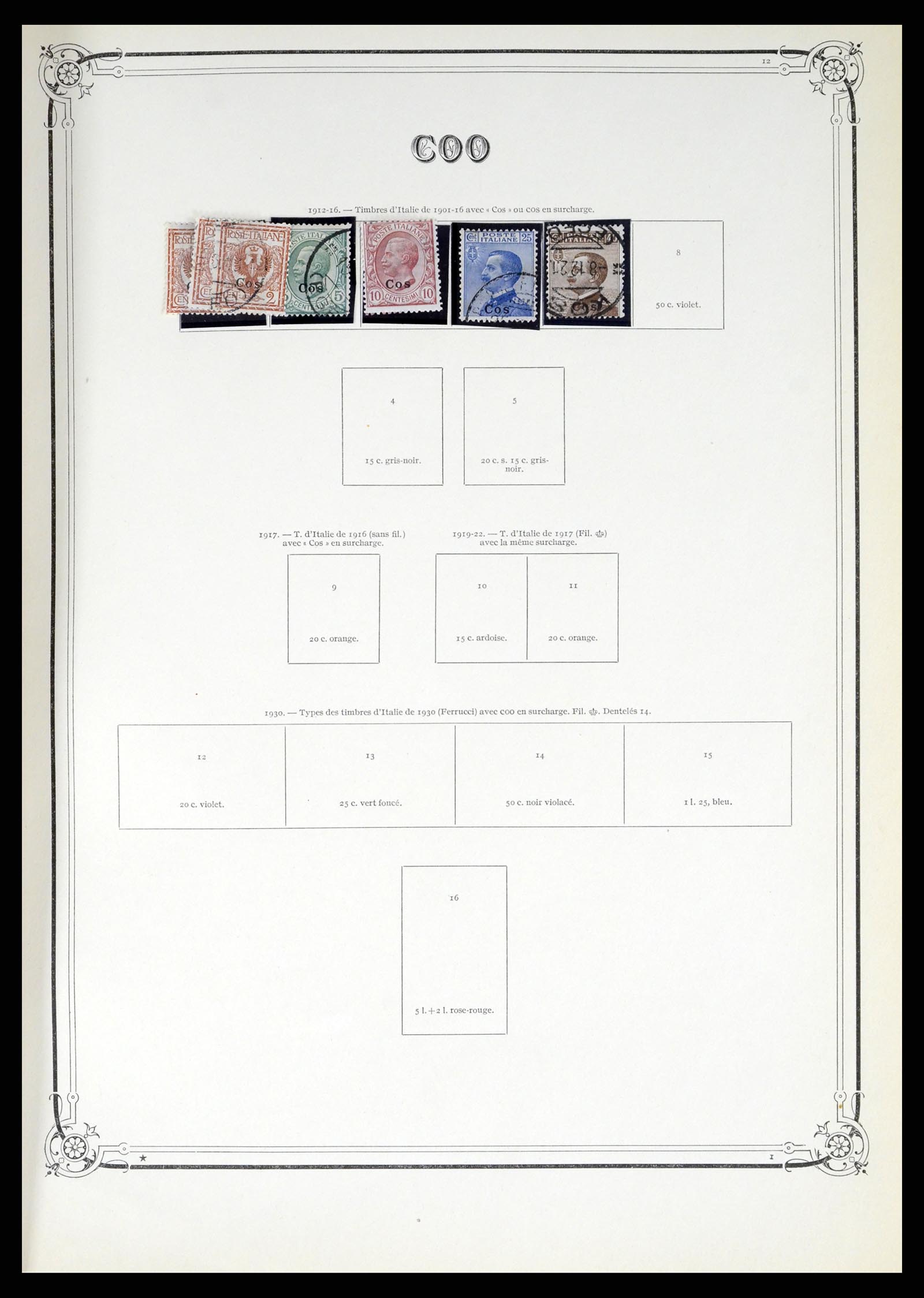 38044 016 - Postzegelverzameling 38044 Italiaanse koloniën 1874-1955.