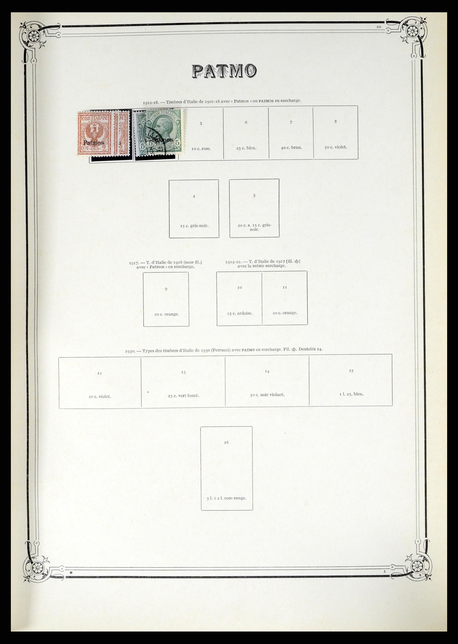 38044 021 - Postzegelverzameling 38044 Italiaanse koloniën 1874-1955.