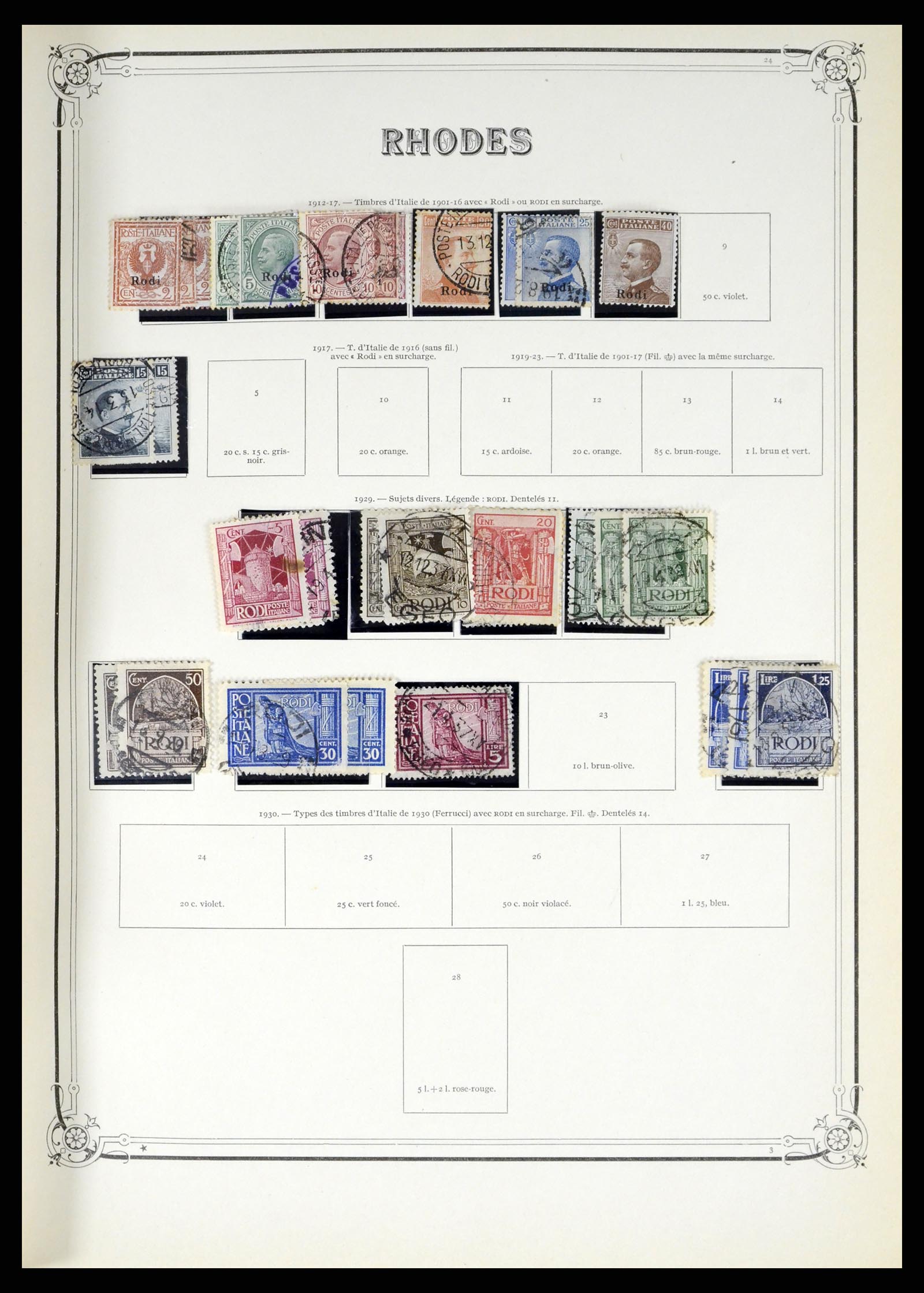 38044 023 - Postzegelverzameling 38044 Italiaanse koloniën 1874-1955.