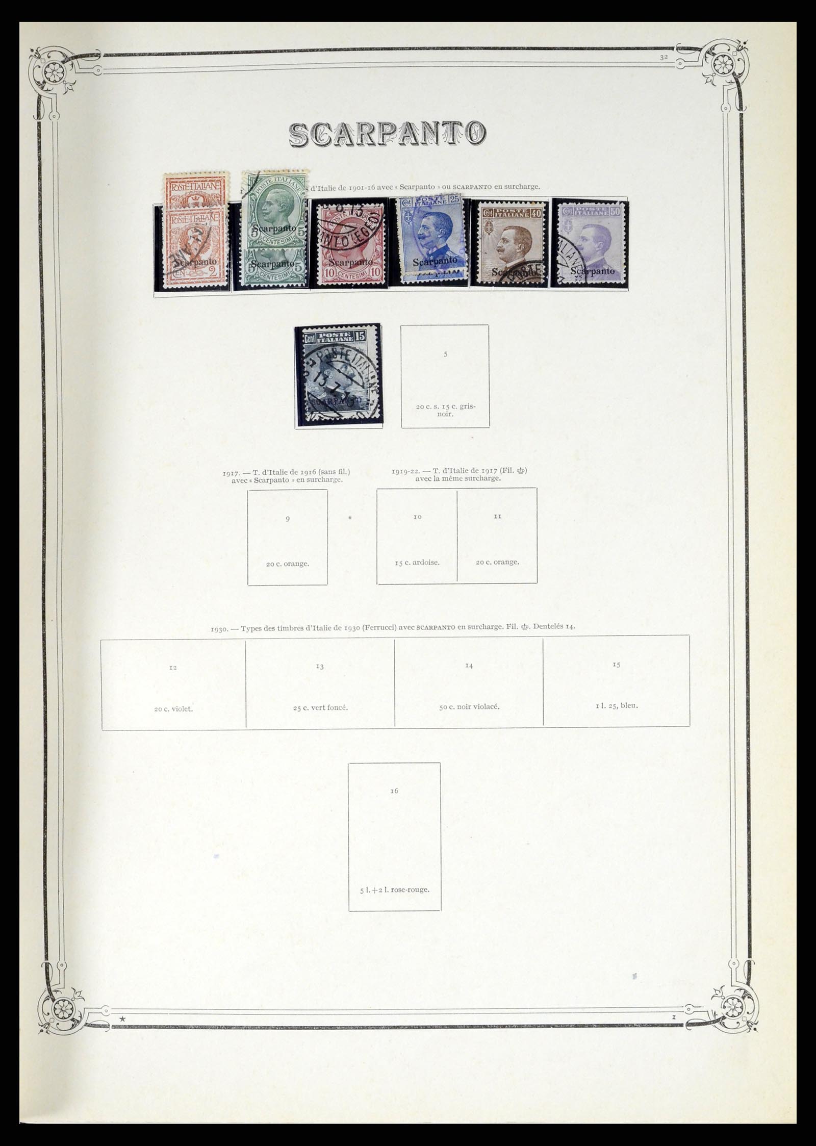 38044 027 - Postzegelverzameling 38044 Italiaanse koloniën 1874-1955.