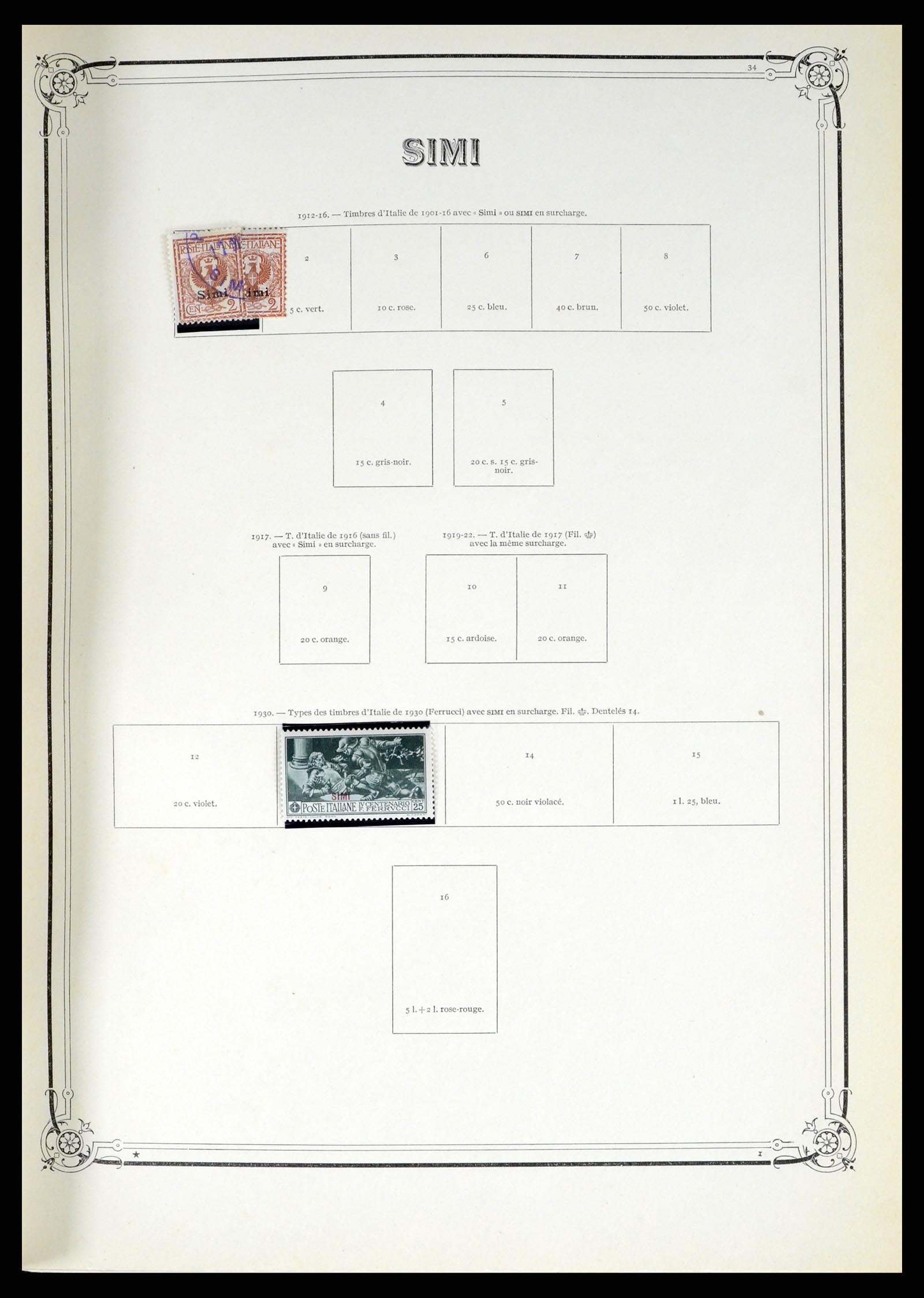 38044 028 - Postzegelverzameling 38044 Italiaanse koloniën 1874-1955.