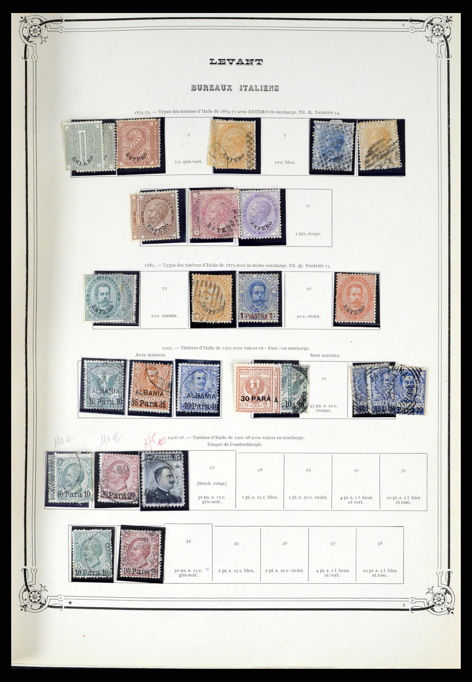 38044 030 - Postzegelverzameling 38044 Italiaanse koloniën 1874-1955.