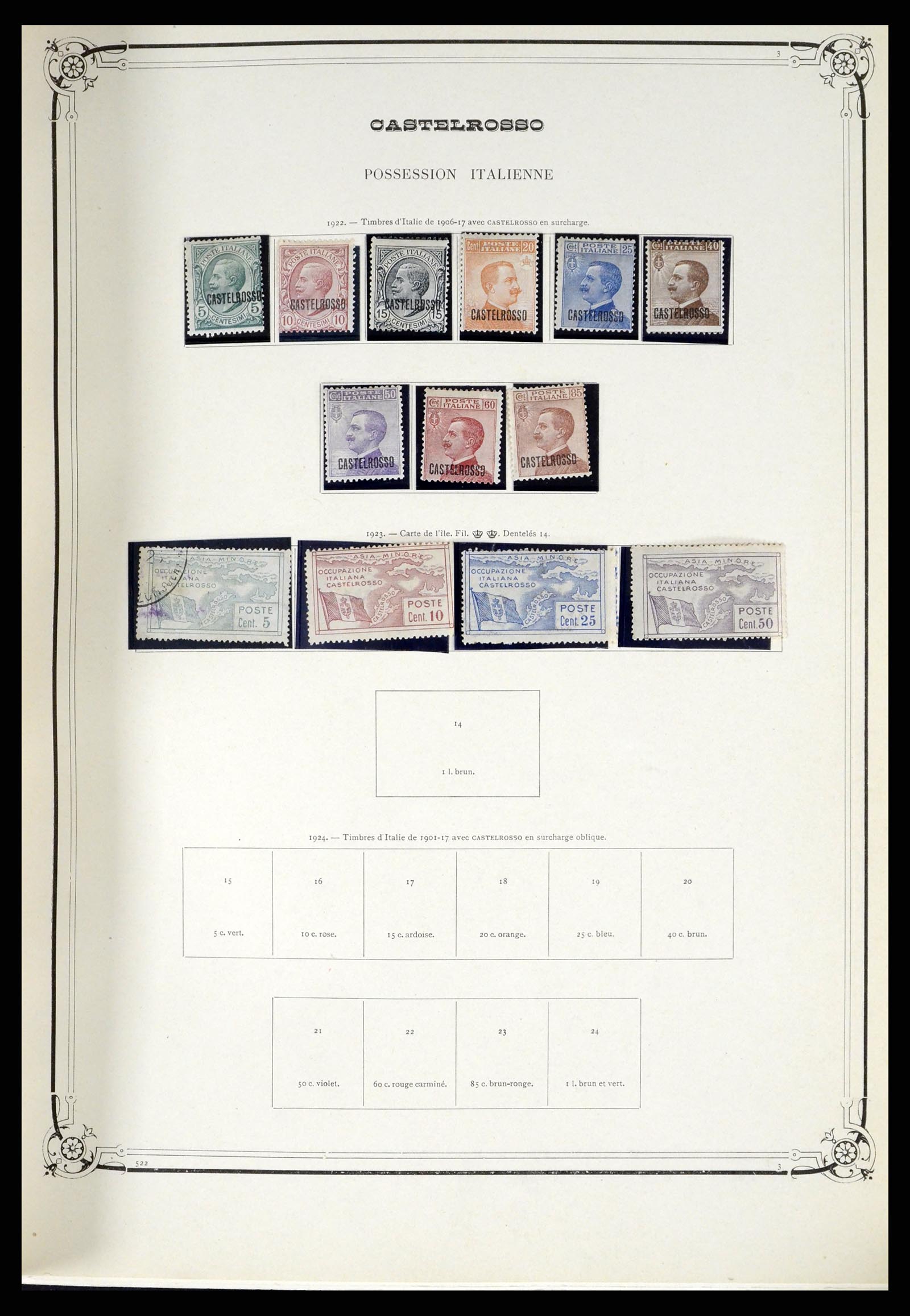 38044 037 - Postzegelverzameling 38044 Italiaanse koloniën 1874-1955.