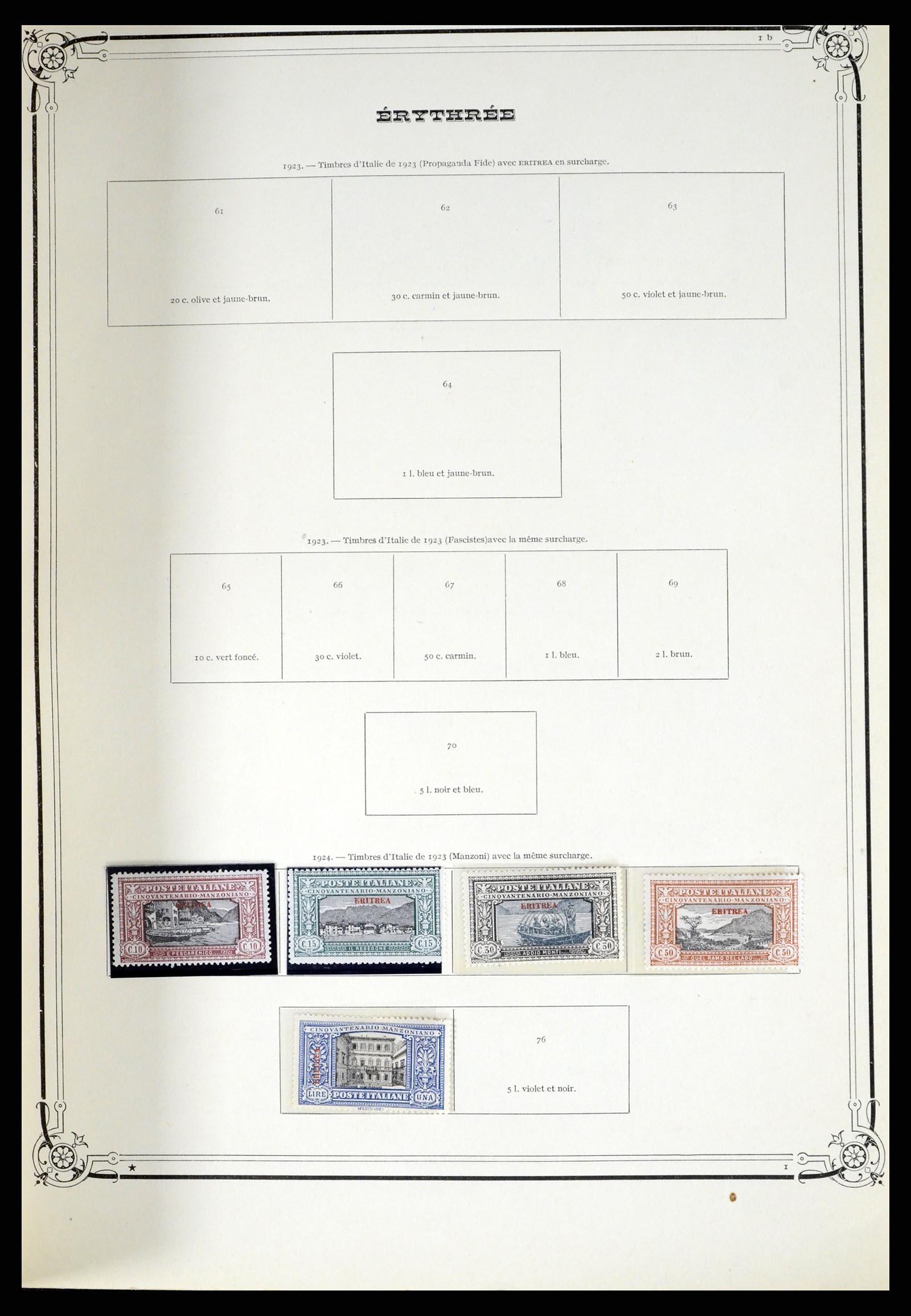 38044 043 - Postzegelverzameling 38044 Italiaanse koloniën 1874-1955.