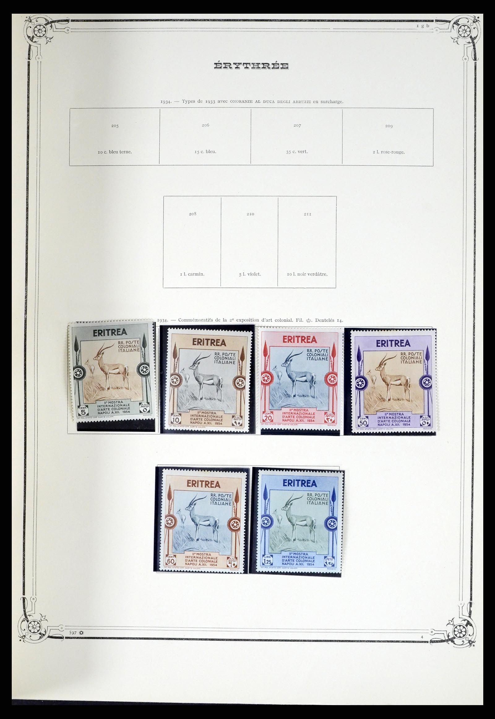38044 049 - Postzegelverzameling 38044 Italiaanse koloniën 1874-1955.