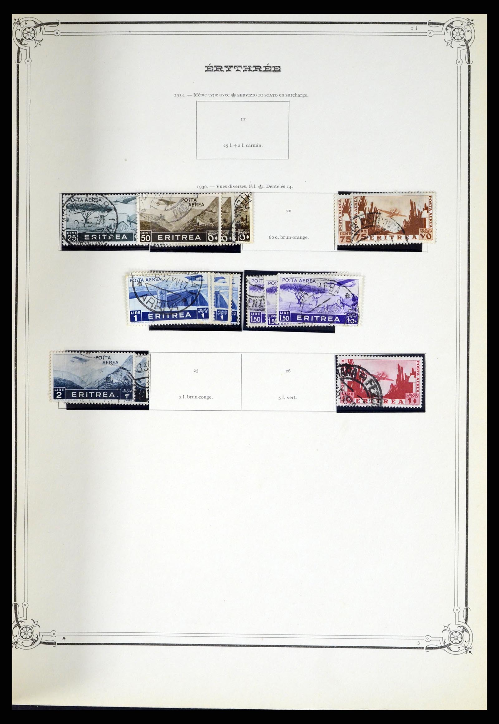 38044 051 - Postzegelverzameling 38044 Italiaanse koloniën 1874-1955.