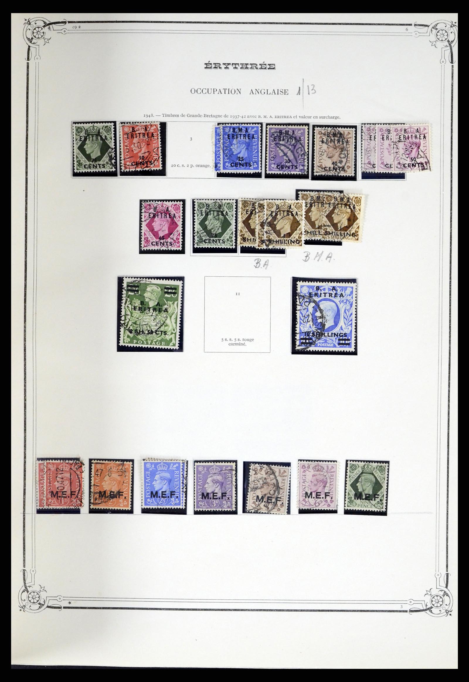 38044 055 - Postzegelverzameling 38044 Italiaanse koloniën 1874-1955.