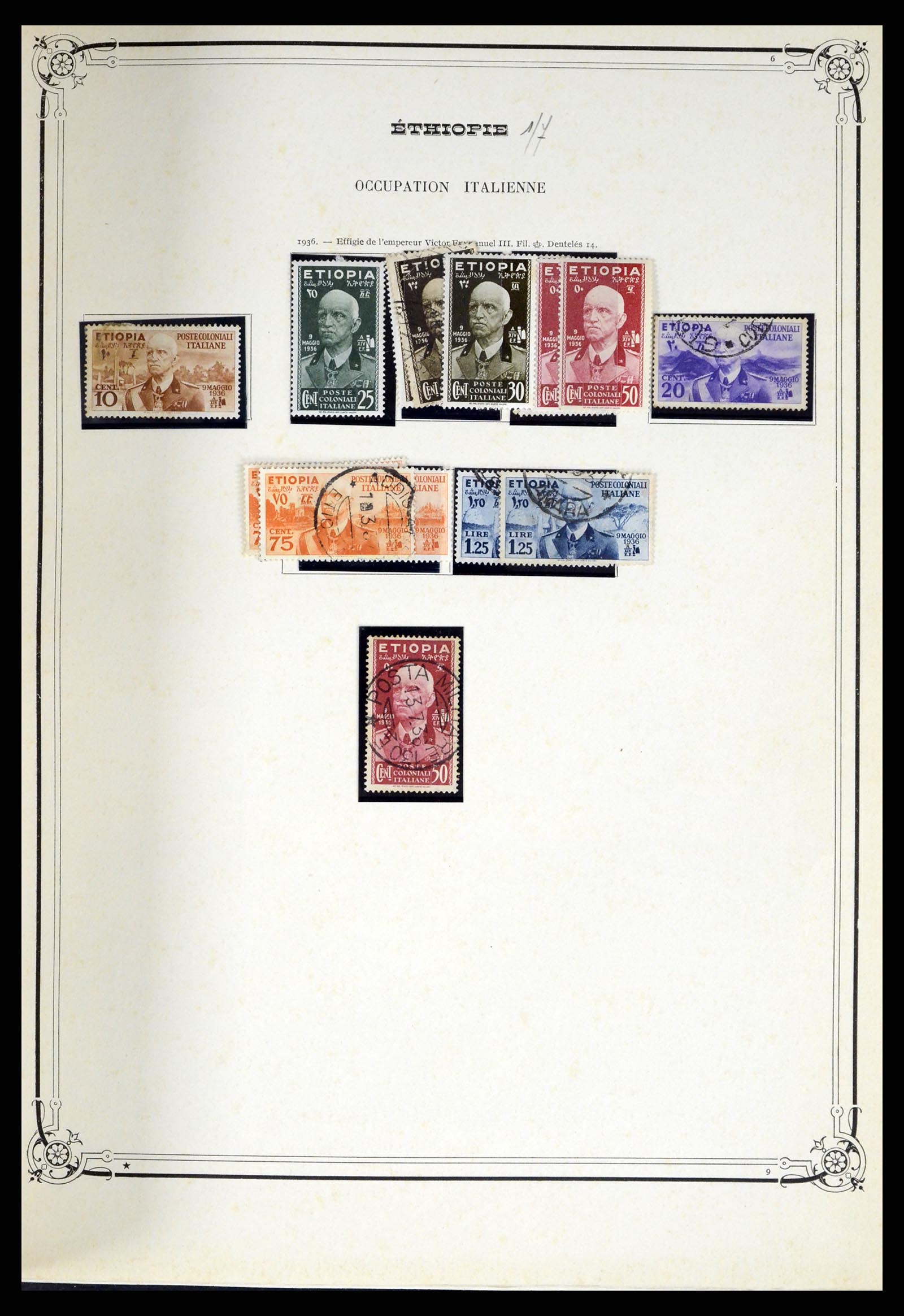 38044 057 - Postzegelverzameling 38044 Italiaanse koloniën 1874-1955.