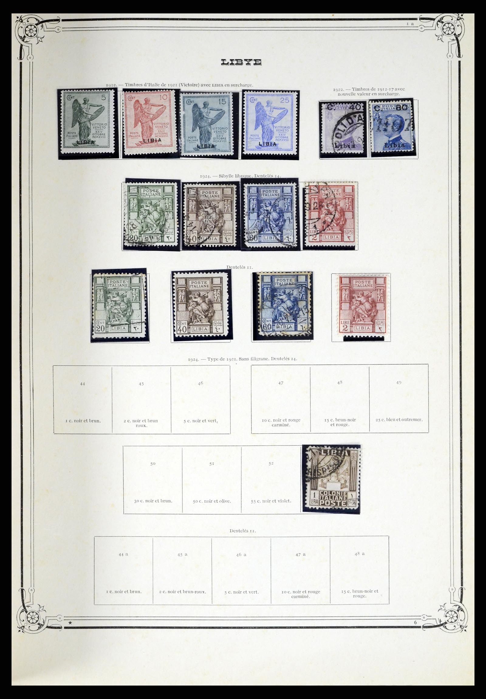 38044 059 - Postzegelverzameling 38044 Italiaanse koloniën 1874-1955.