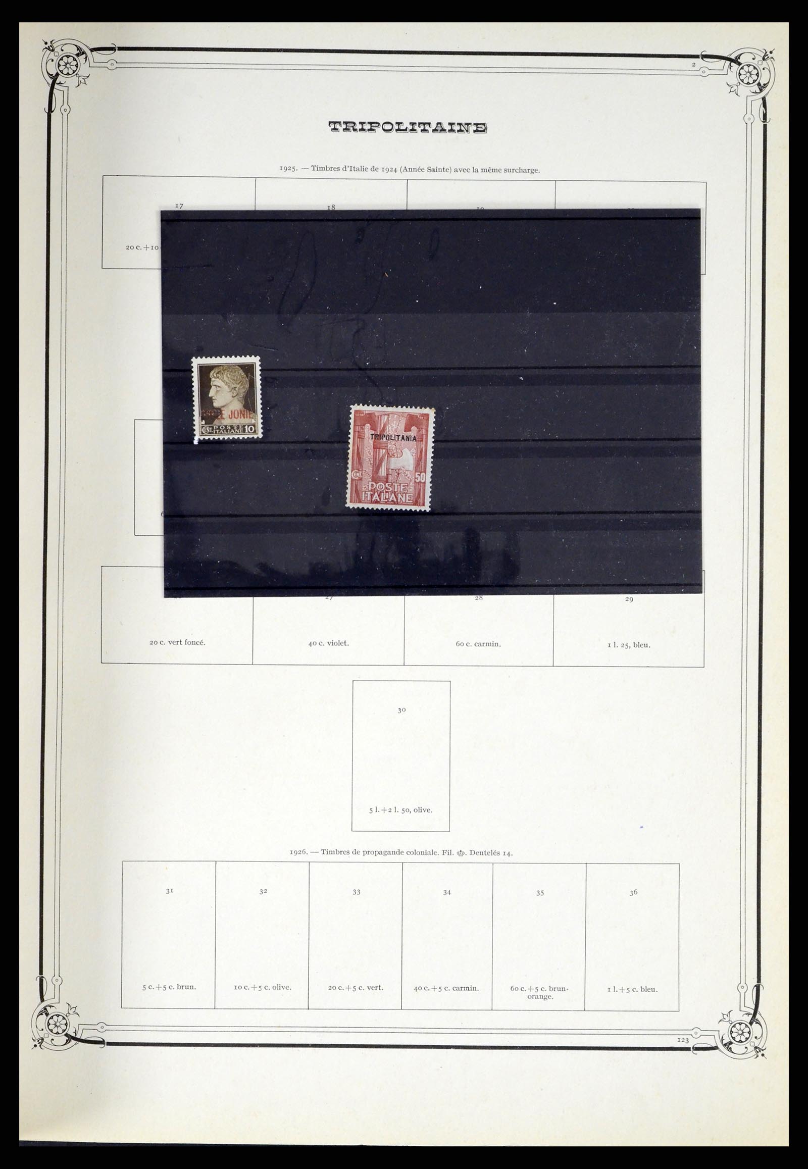 38044 084 - Postzegelverzameling 38044 Italiaanse koloniën 1874-1955.