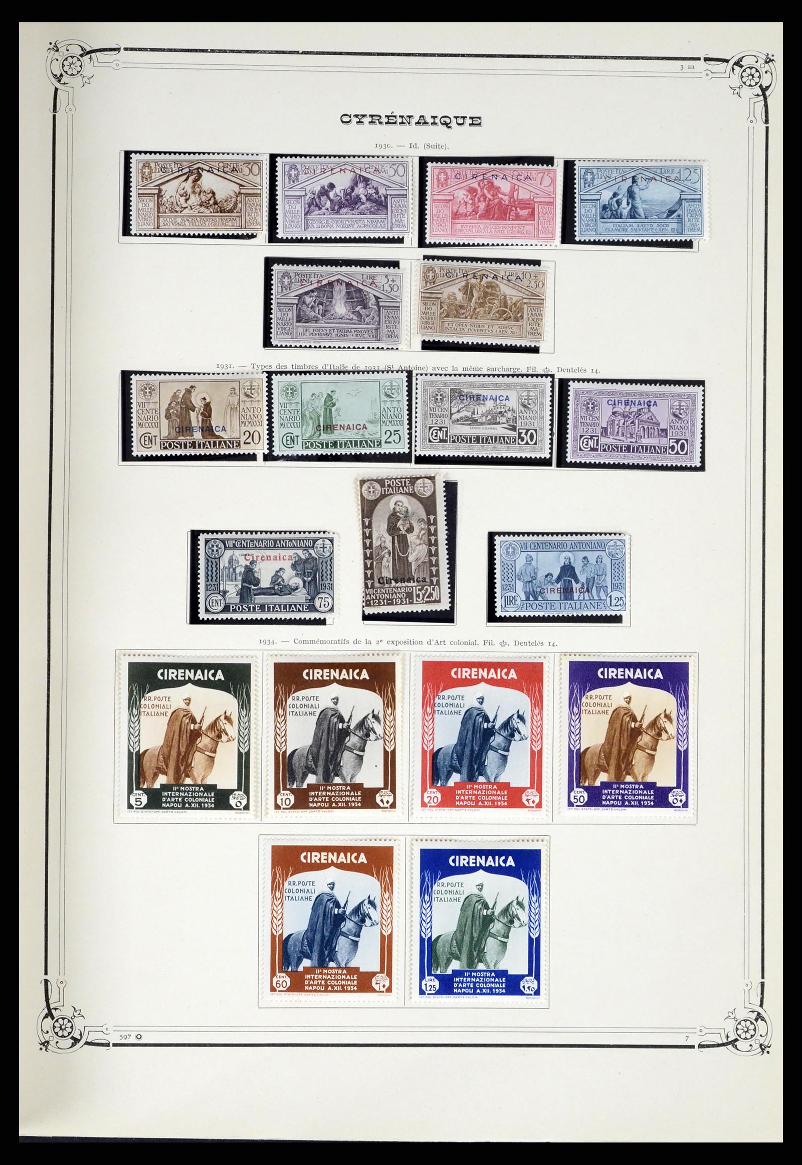 38044 094 - Postzegelverzameling 38044 Italiaanse koloniën 1874-1955.