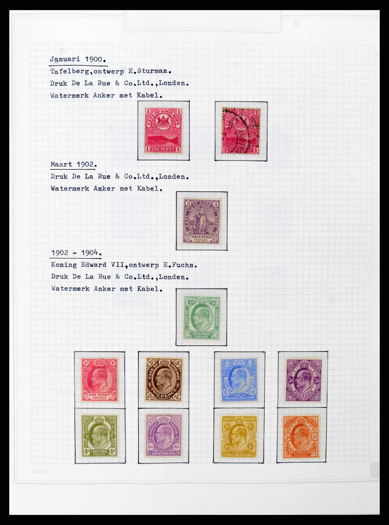 38050 0010 - Postzegelverzameling 38050 Zuid Afrika en gebieden 1855-2008.