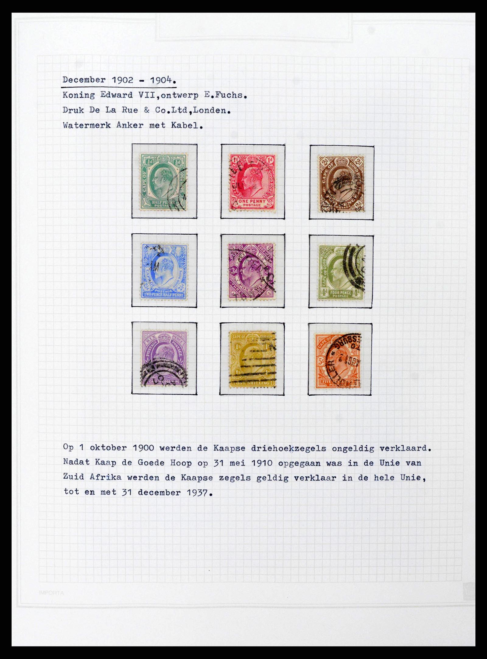 38050 0011 - Postzegelverzameling 38050 Zuid Afrika en gebieden 1855-2008.