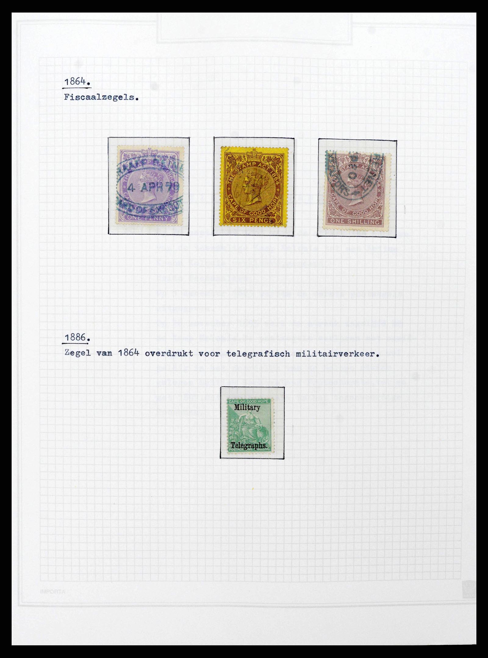 38050 0015 - Postzegelverzameling 38050 Zuid Afrika en gebieden 1855-2008.