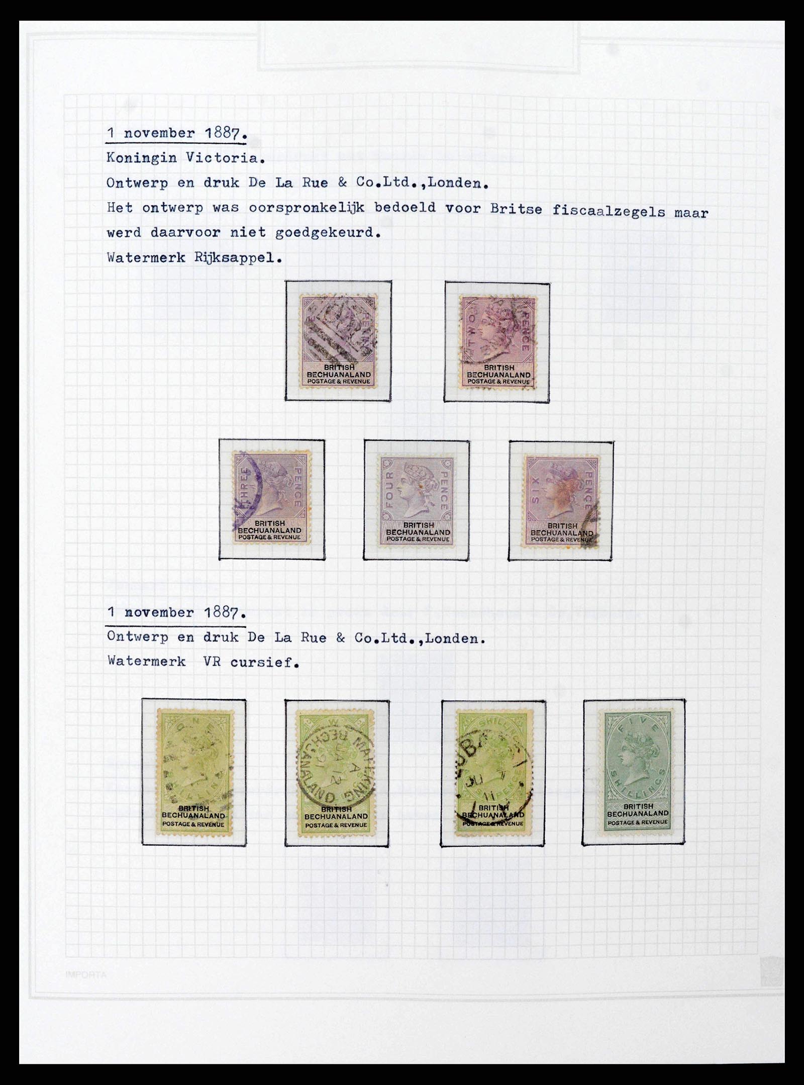 38050 0017 - Postzegelverzameling 38050 Zuid Afrika en gebieden 1855-2008.