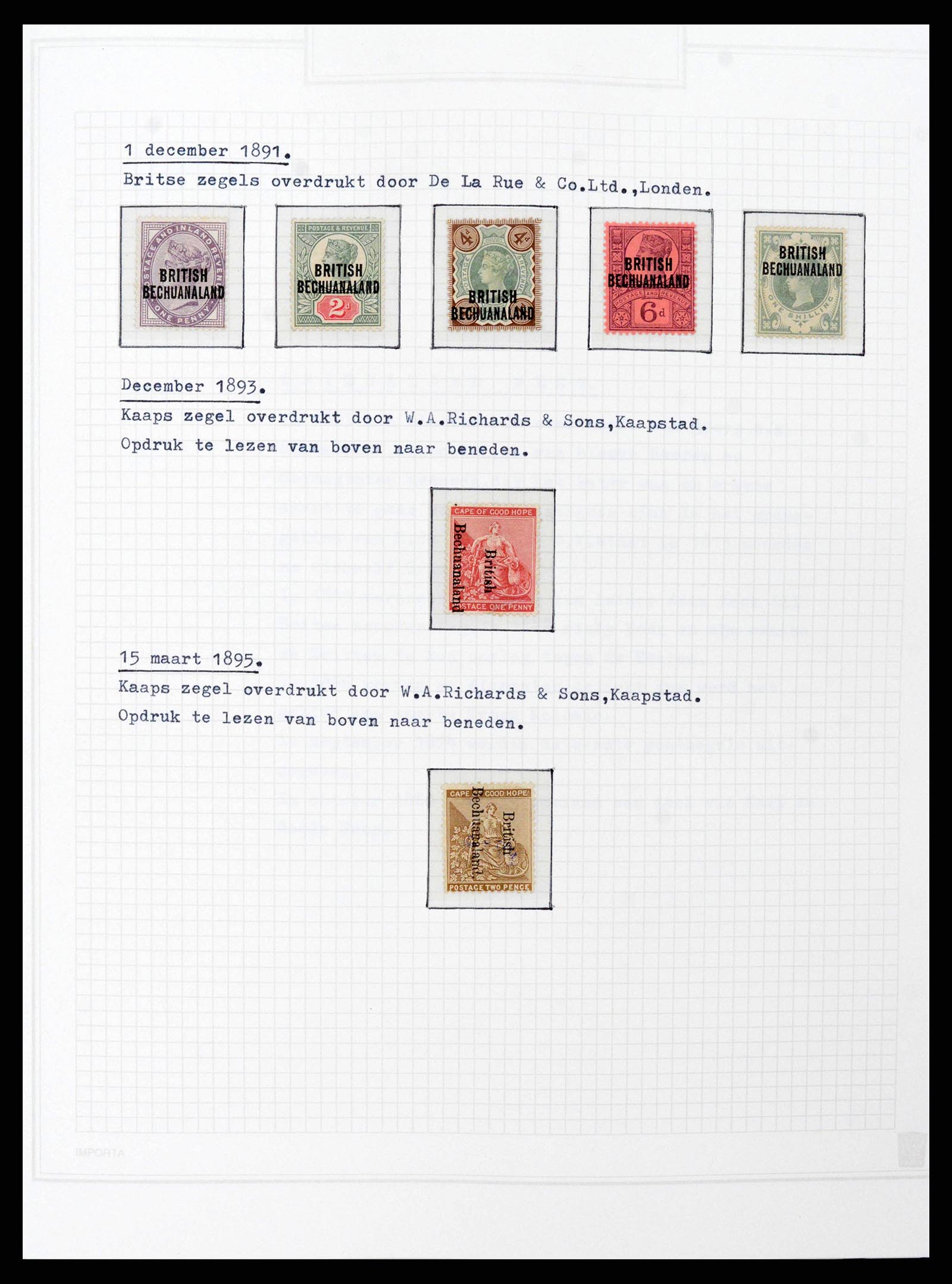 38050 0019 - Postzegelverzameling 38050 Zuid Afrika en gebieden 1855-2008.