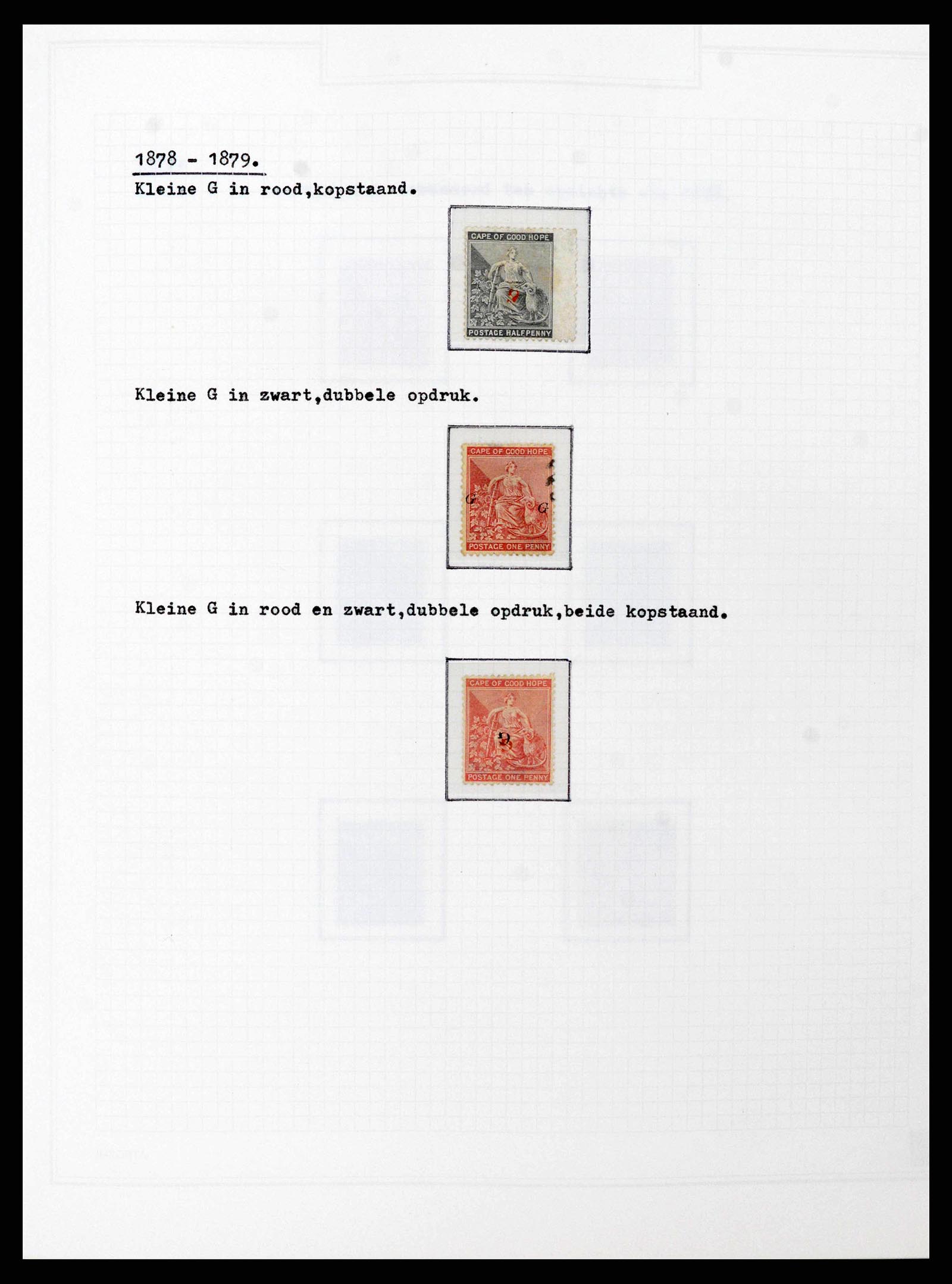 38050 0021 - Postzegelverzameling 38050 Zuid Afrika en gebieden 1855-2008.