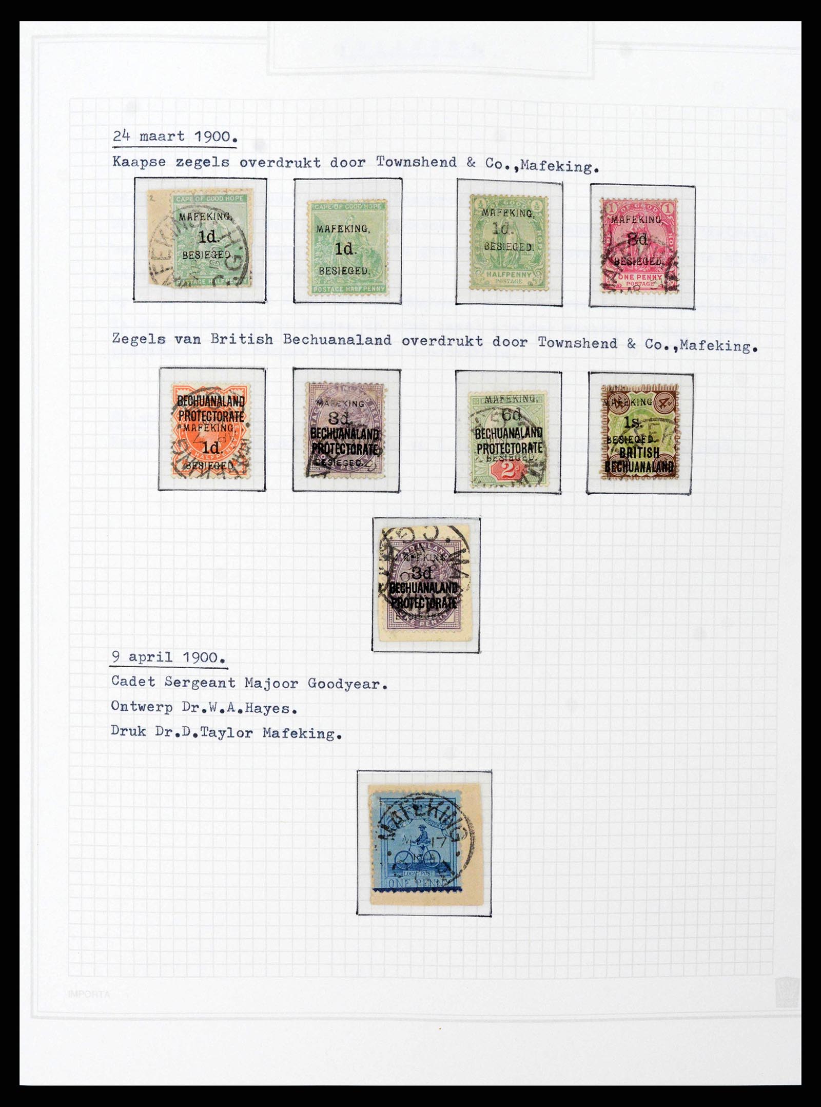 38050 0023 - Postzegelverzameling 38050 Zuid Afrika en gebieden 1855-2008.