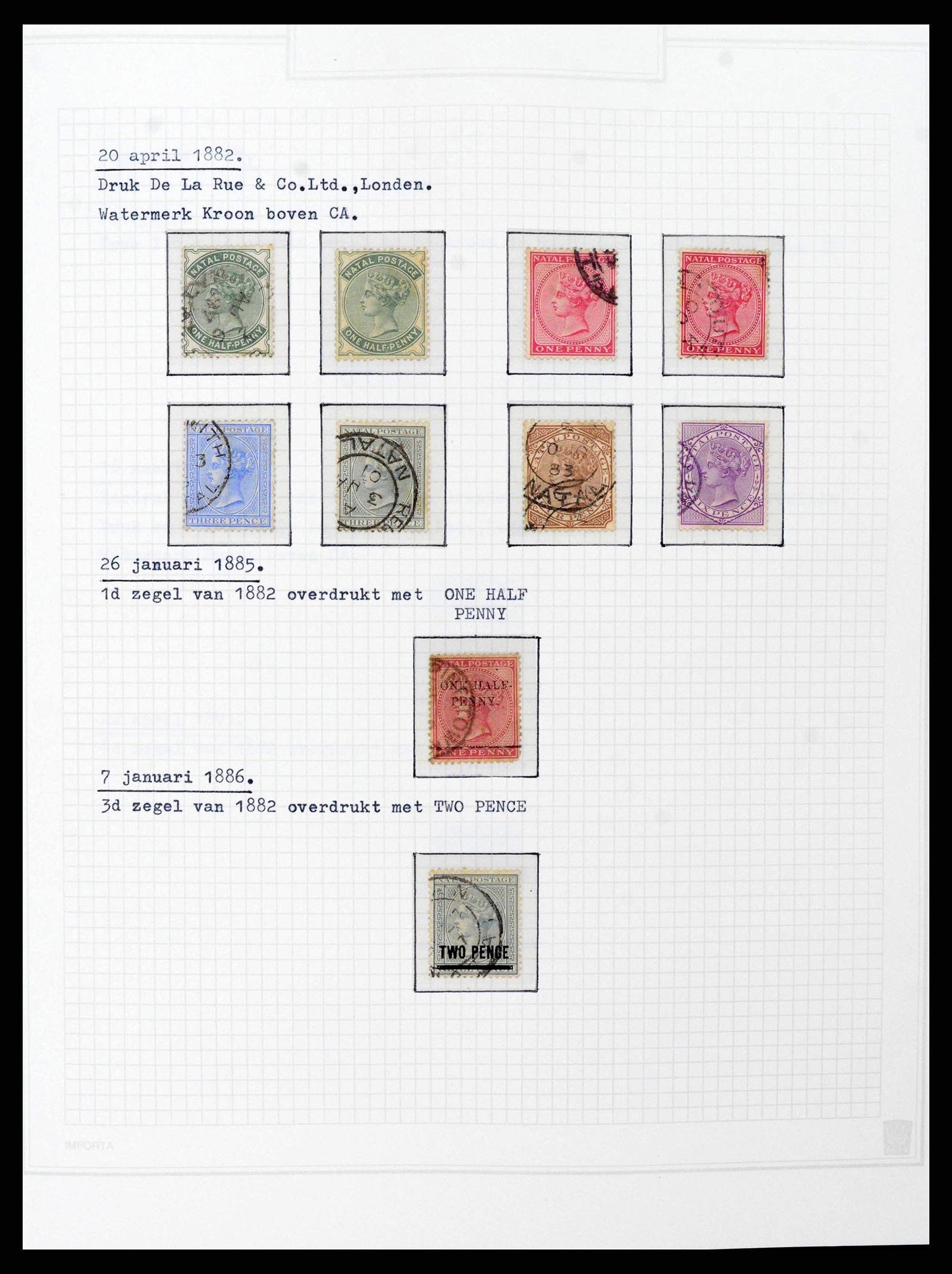 38050 0029 - Postzegelverzameling 38050 Zuid Afrika en gebieden 1855-2008.