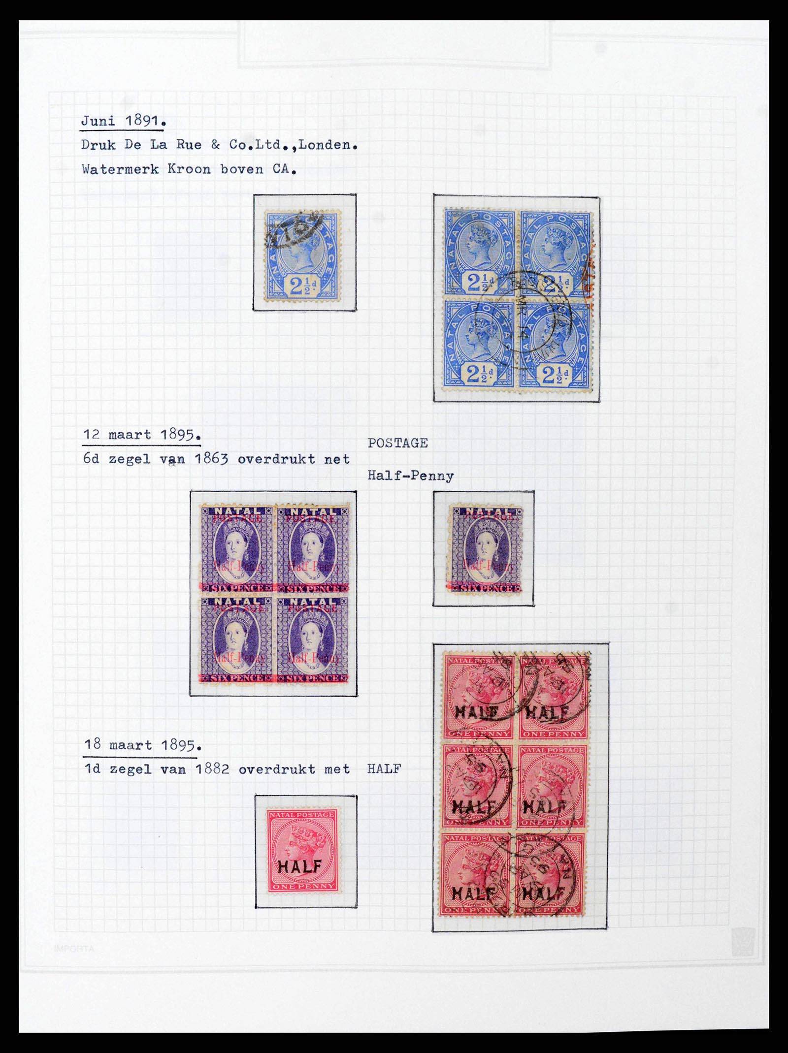 38050 0031 - Postzegelverzameling 38050 Zuid Afrika en gebieden 1855-2008.