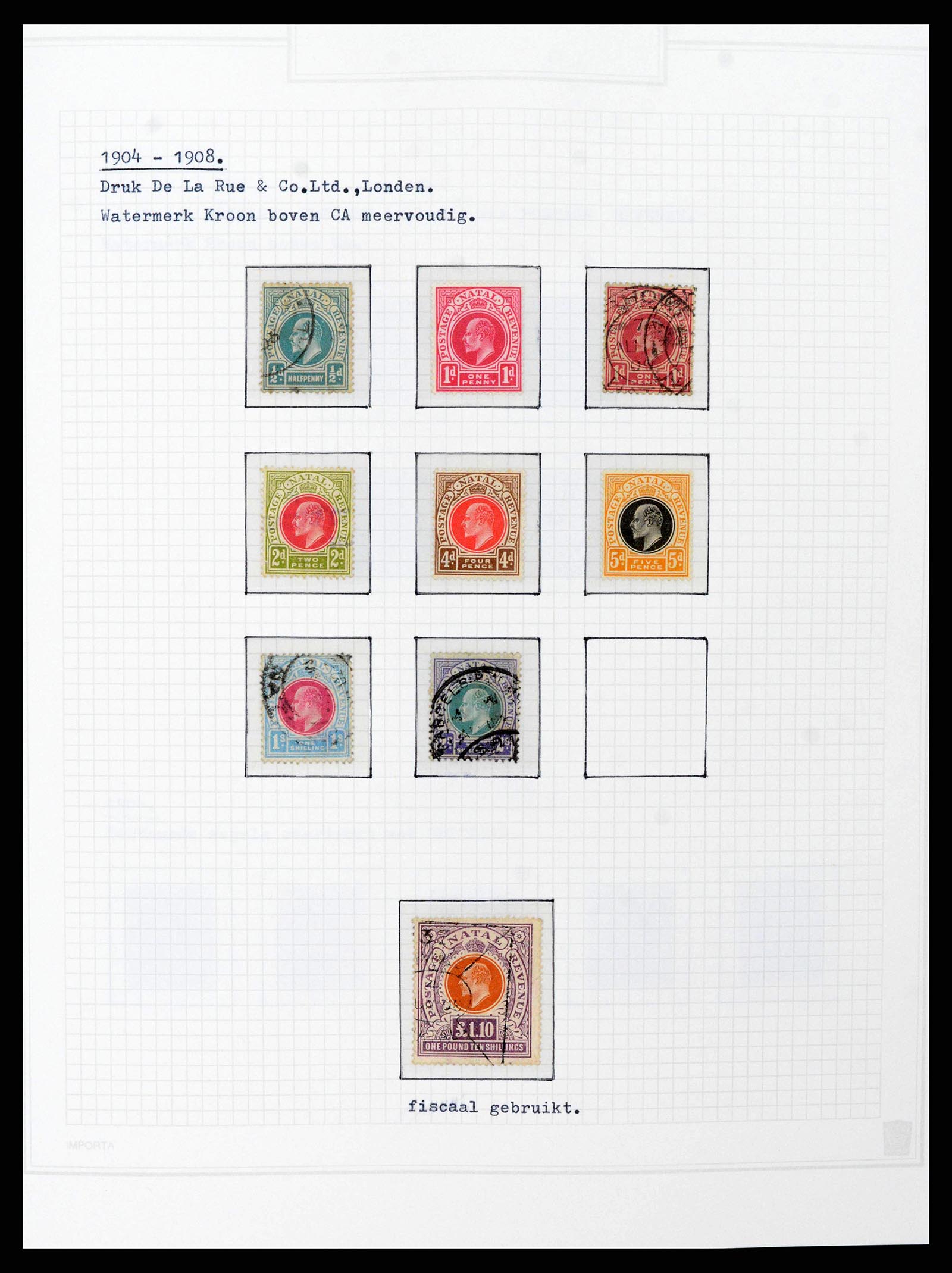 38050 0034 - Postzegelverzameling 38050 Zuid Afrika en gebieden 1855-2008.