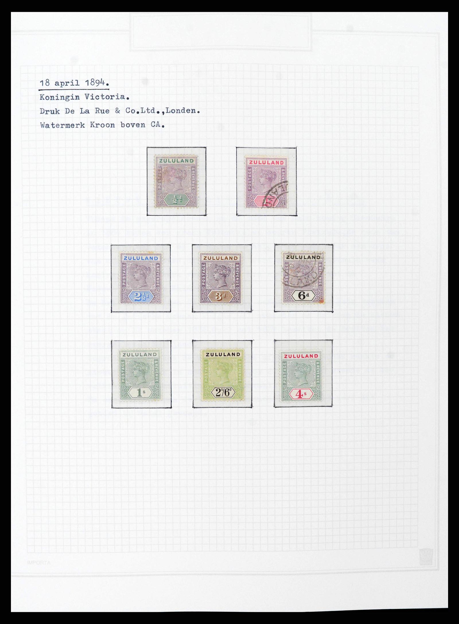 38050 0041 - Stamp collection 38050 South Africa and territories 1855-2008.