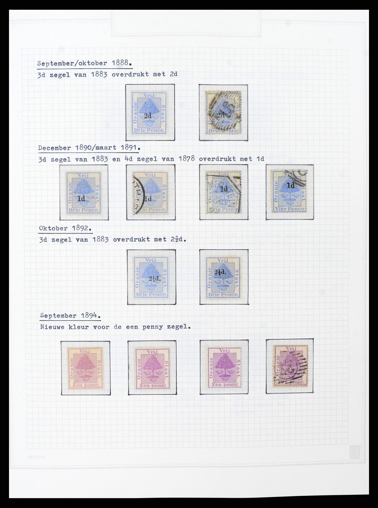 38050 0047 - Stamp collection 38050 South Africa and territories 1855-2008.