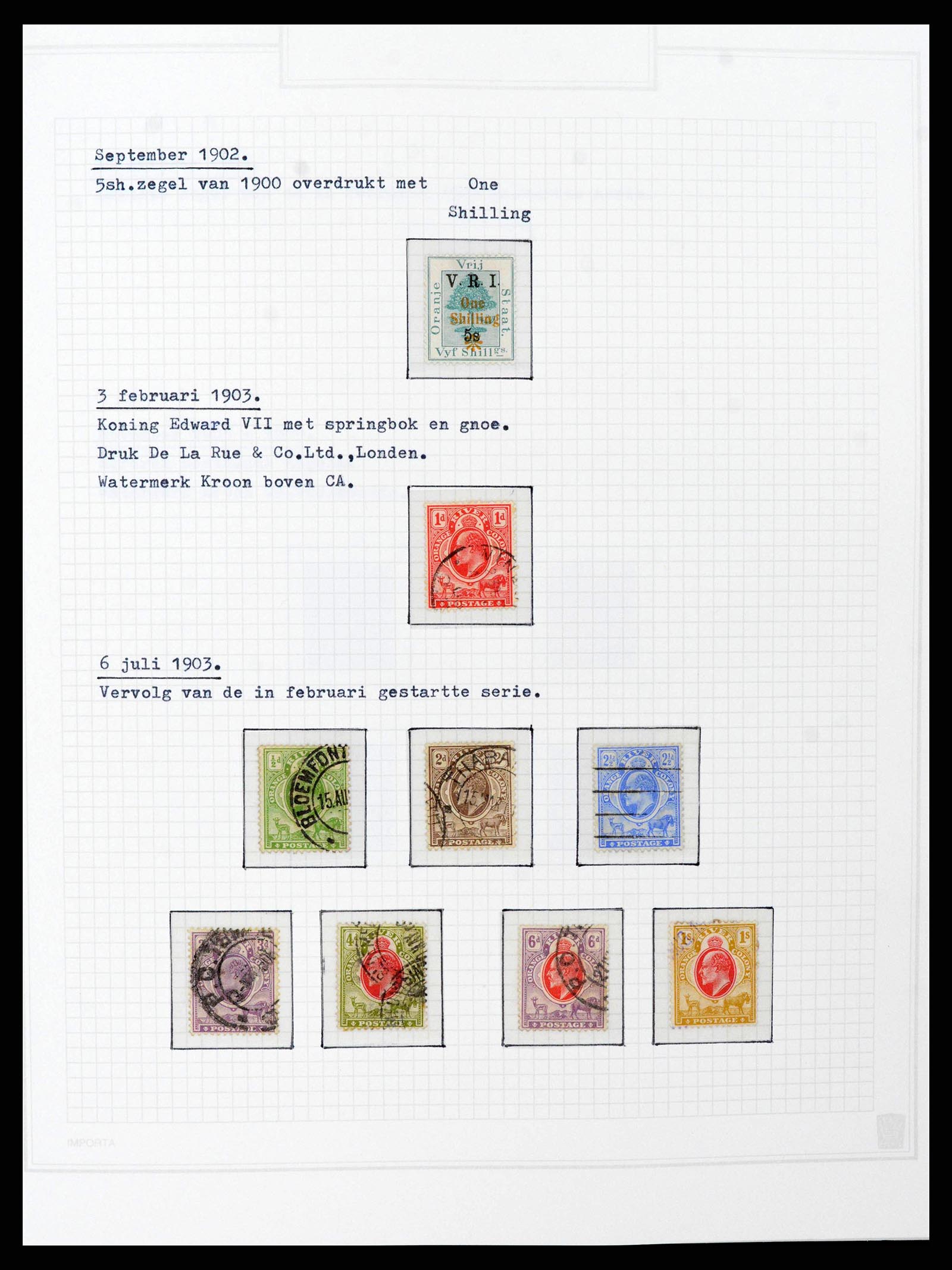 38050 0054 - Stamp collection 38050 South Africa and territories 1855-2008.