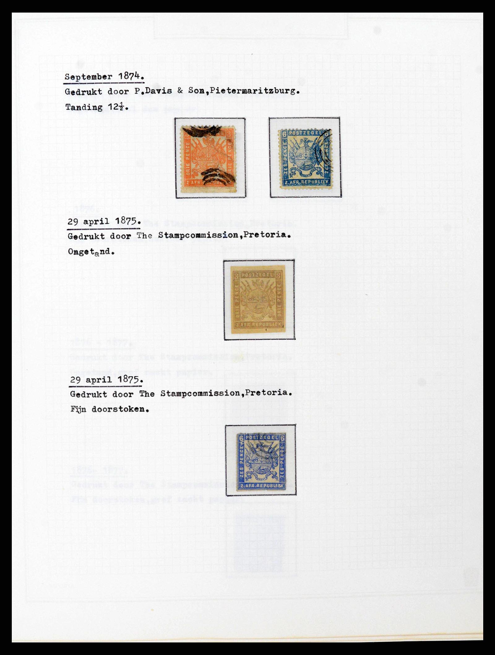 38050 0063 - Stamp collection 38050 South Africa and territories 1855-2008.