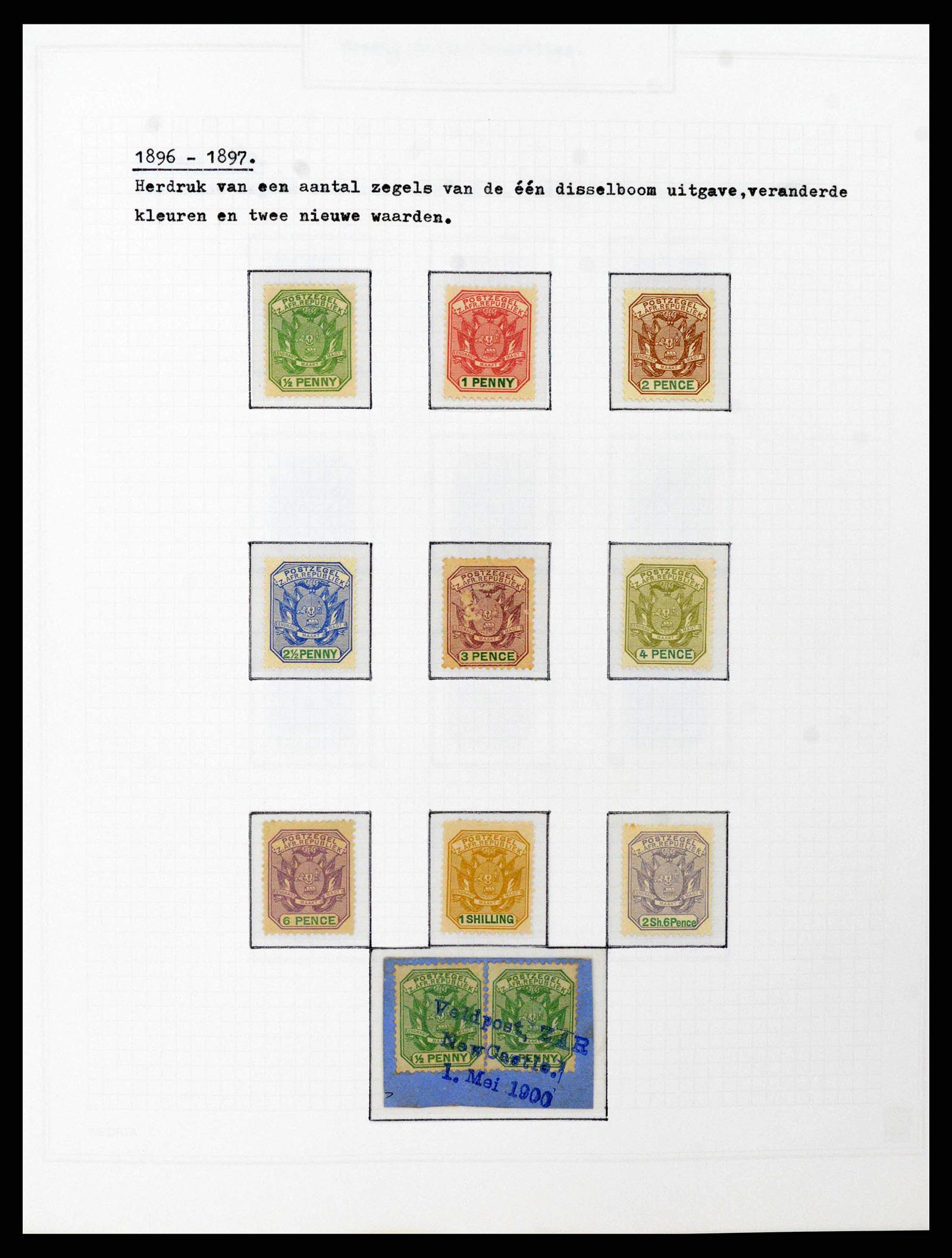 38050 0076 - Stamp collection 38050 South Africa and territories 1855-2008.