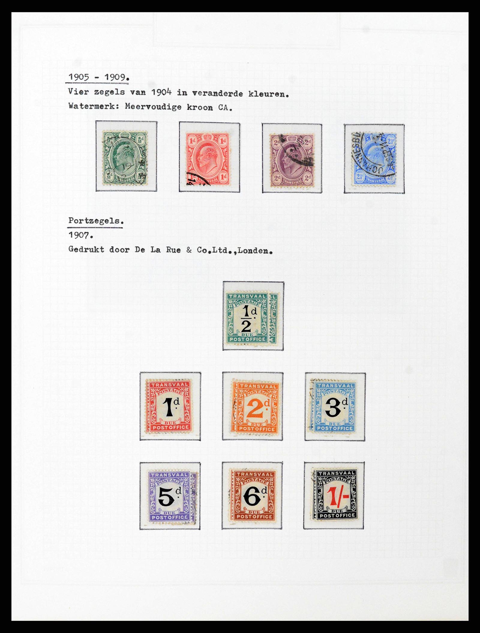 38050 0084 - Stamp collection 38050 South Africa and territories 1855-2008.