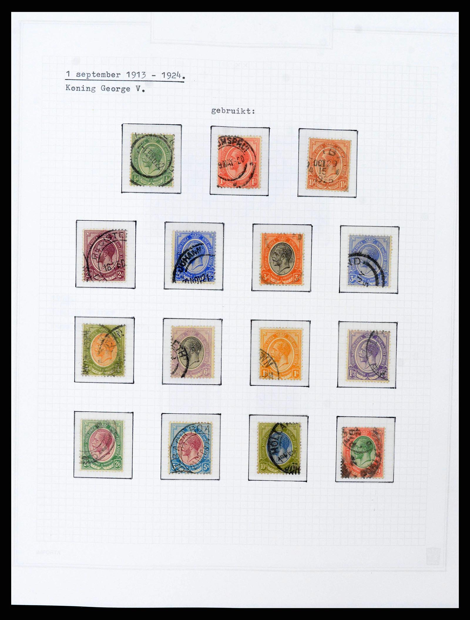 38050 0090 - Stamp collection 38050 South Africa and territories 1855-2008.