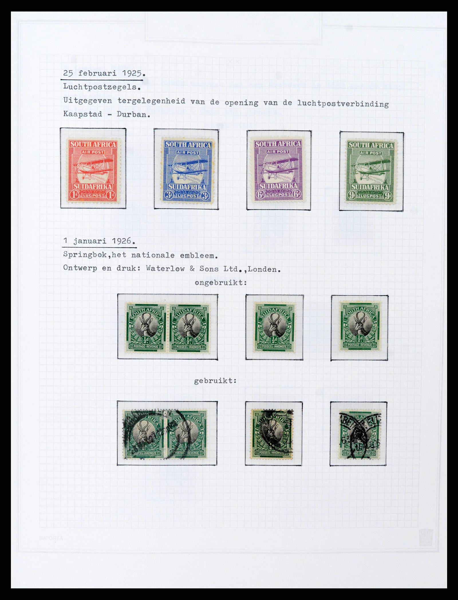 38050 0094 - Stamp collection 38050 South Africa and territories 1855-2008.