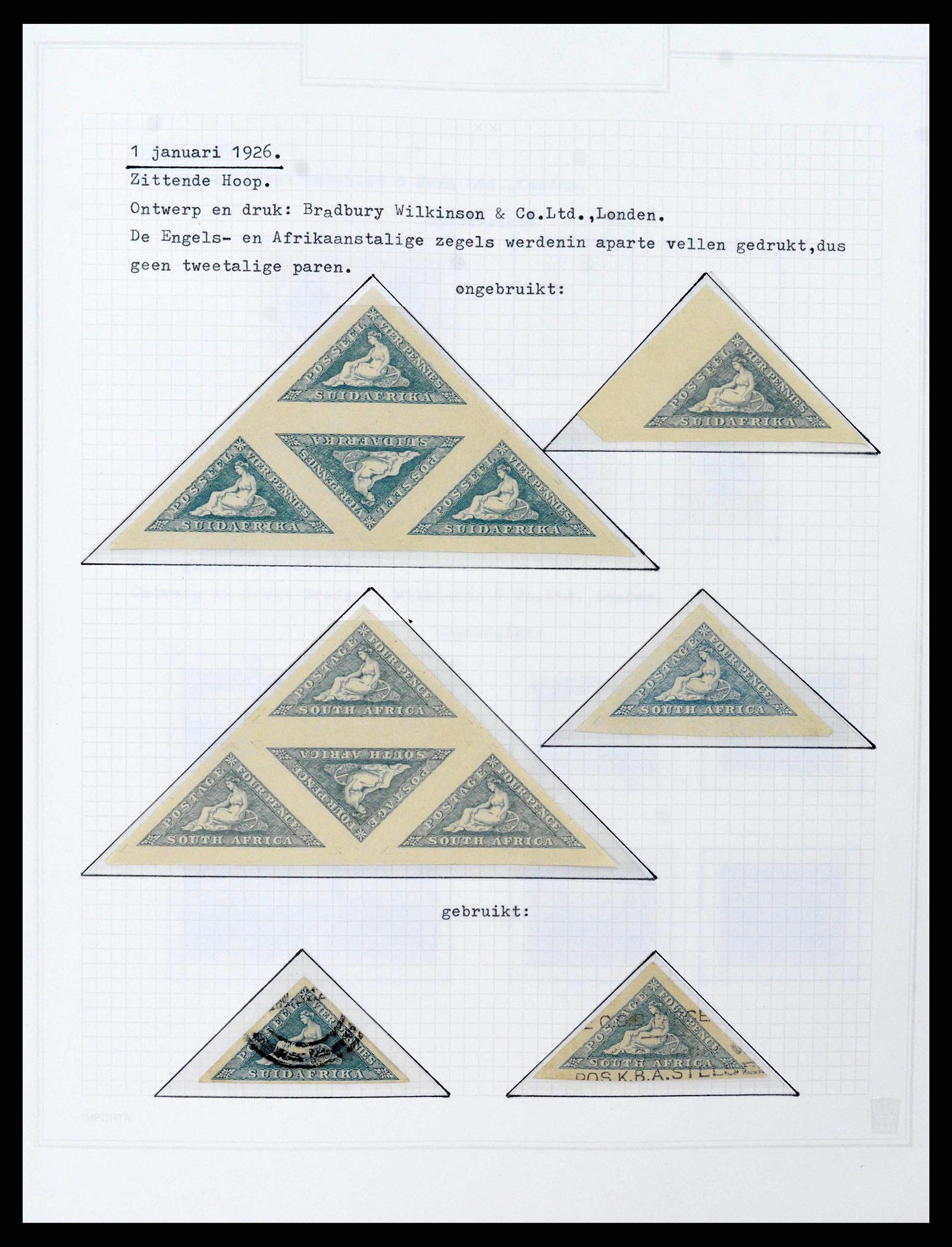 38050 0096 - Stamp collection 38050 South Africa and territories 1855-2008.