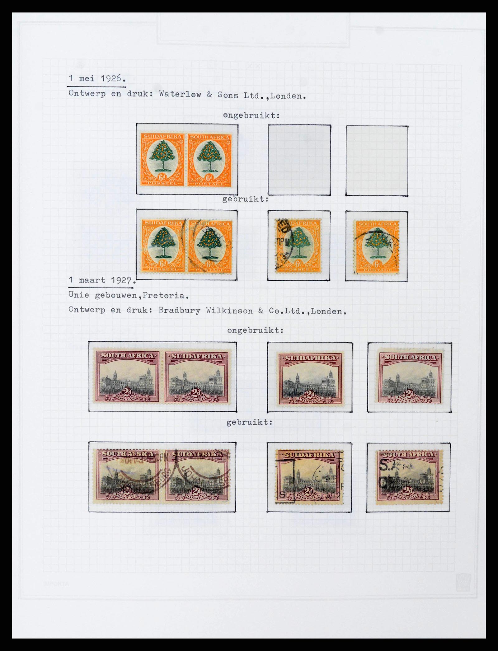 38050 0097 - Stamp collection 38050 South Africa and territories 1855-2008.